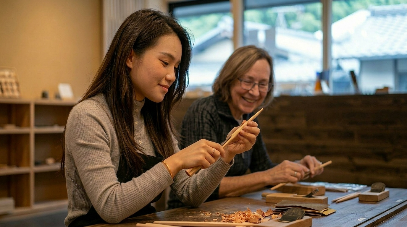 Asakusa Chopstick Crafting Workshop