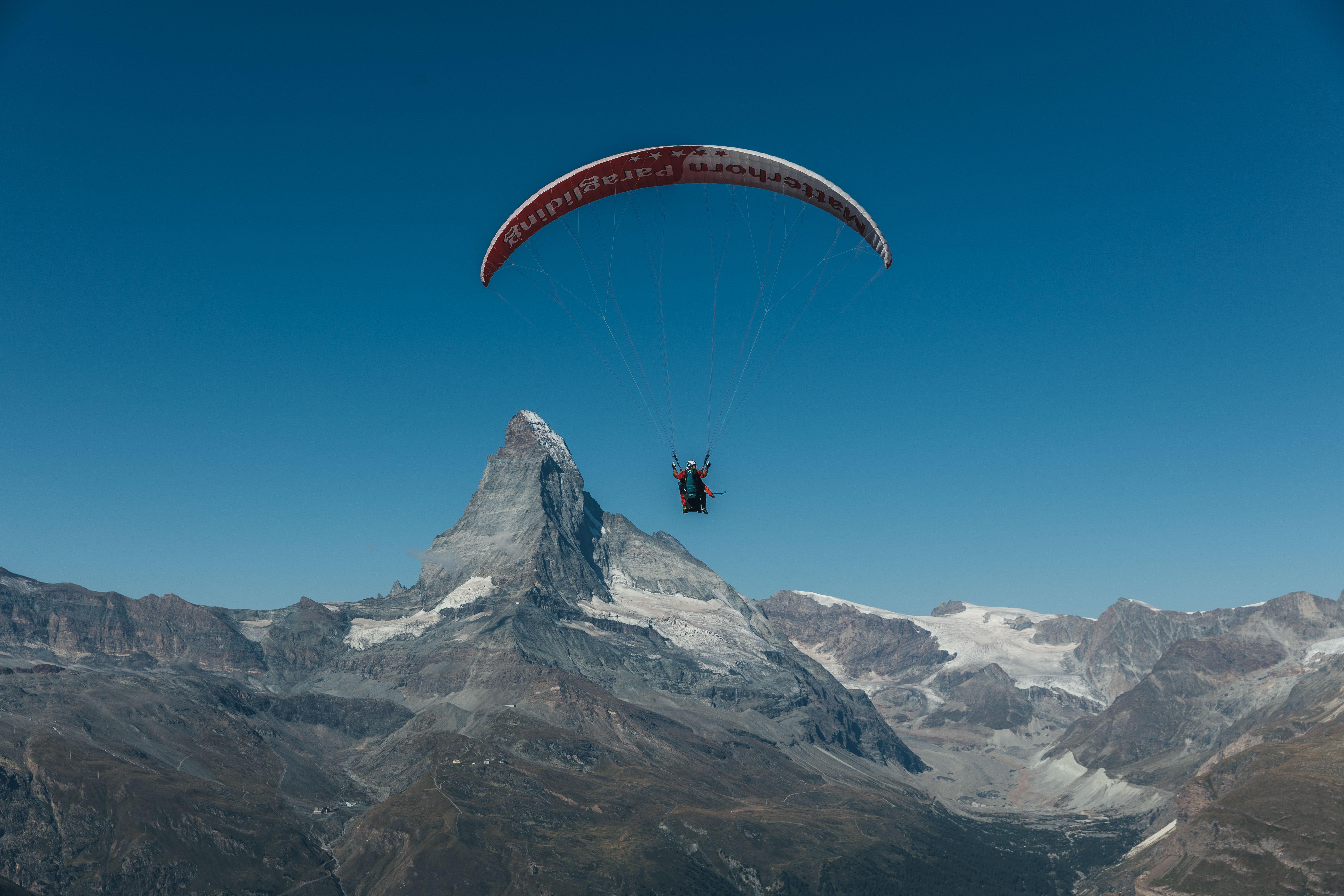 Tandem Paragliding Over Zermatt & the Matterhorn