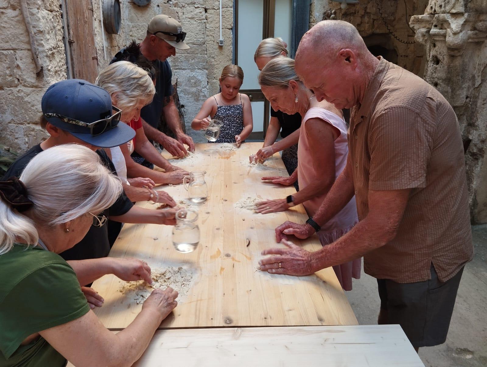 olive oil tasting in Puglia — Lecce: Pasta Making Class in 1400s-Era Courtyard with Wine