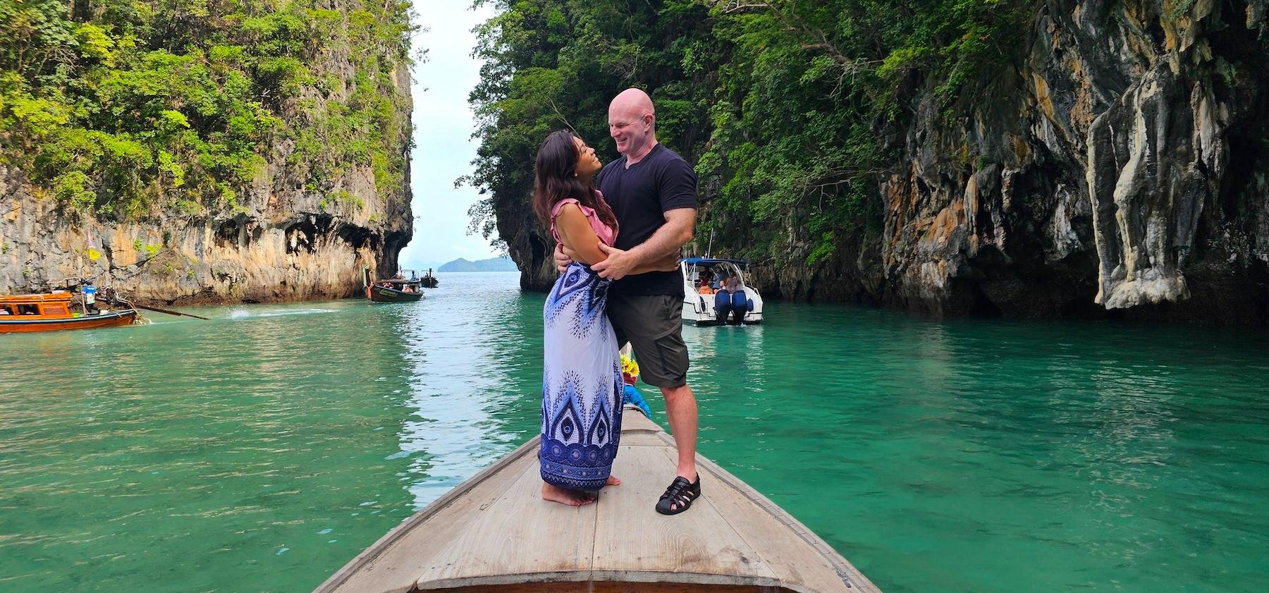 Phang Nga Bay Private Longtail Boat Island Hopping from Koh Yao