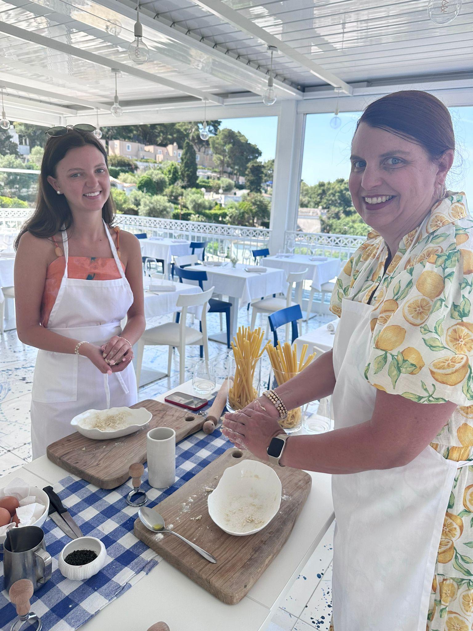 Capri Sea & Kitchen: Small-Group Boat Tour, Swim & Pasta Class