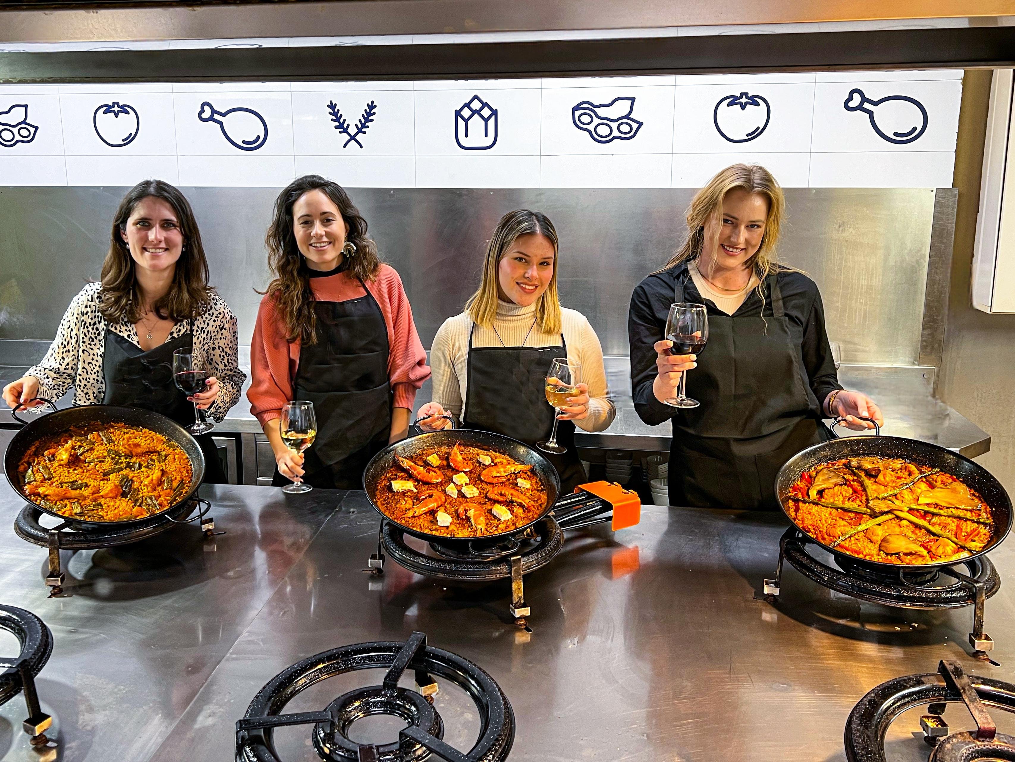 Authentic Valencian Paella Workshop & Central Market Tour