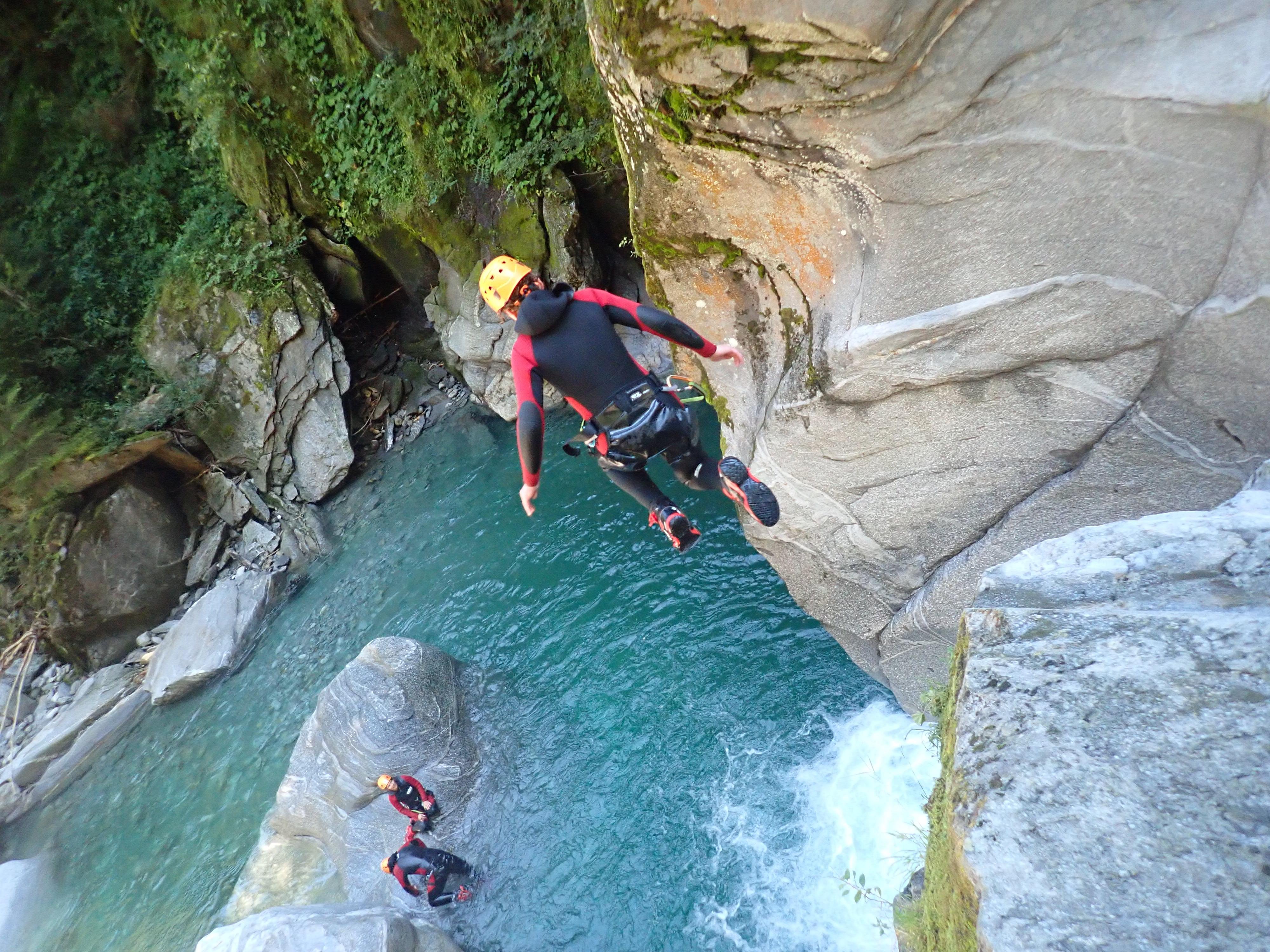 Blue Lagoon Canyoning Adventure in Zillertal