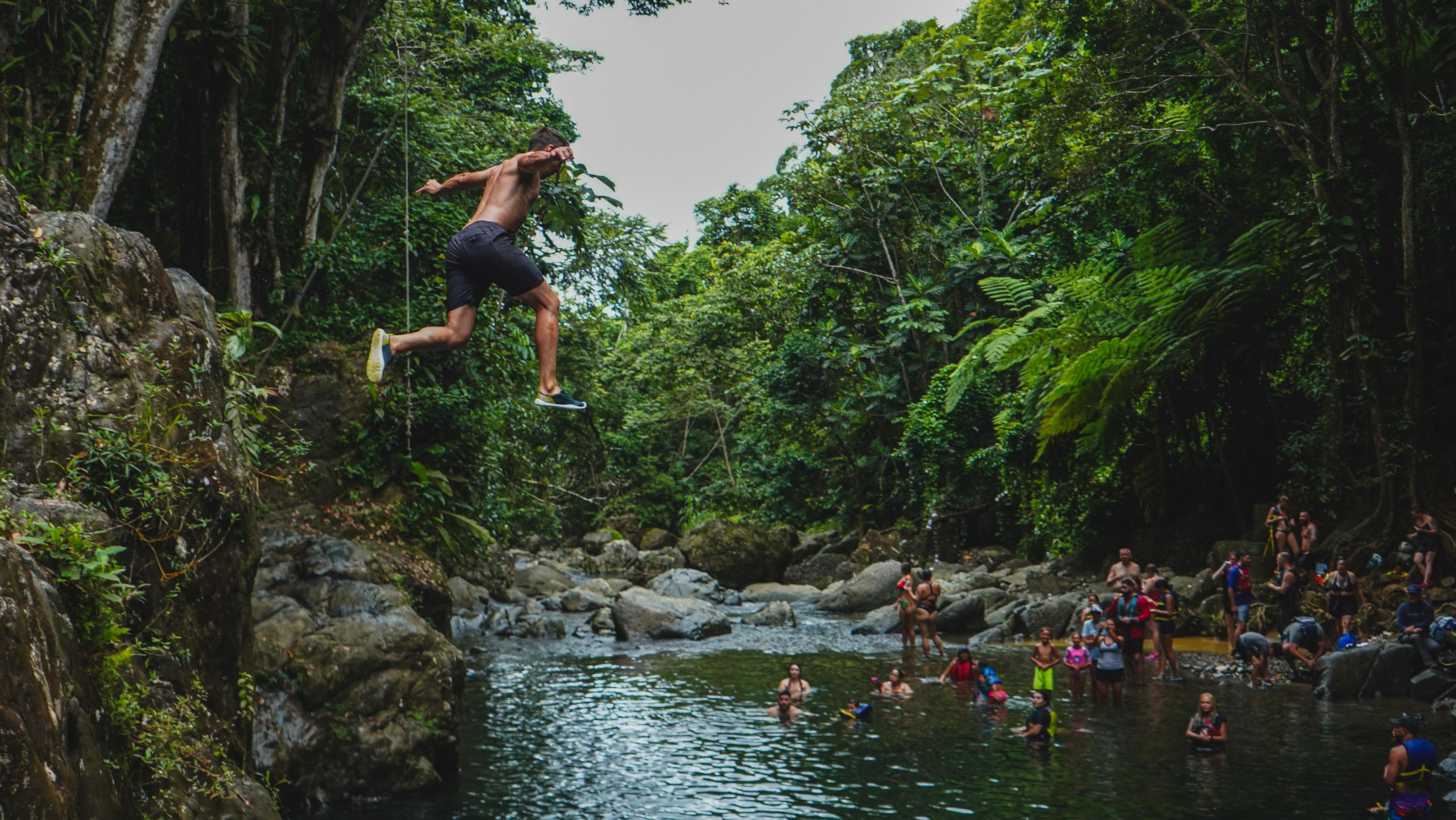 El Yunque Rainforest Waterfall & Waterslide Adventure