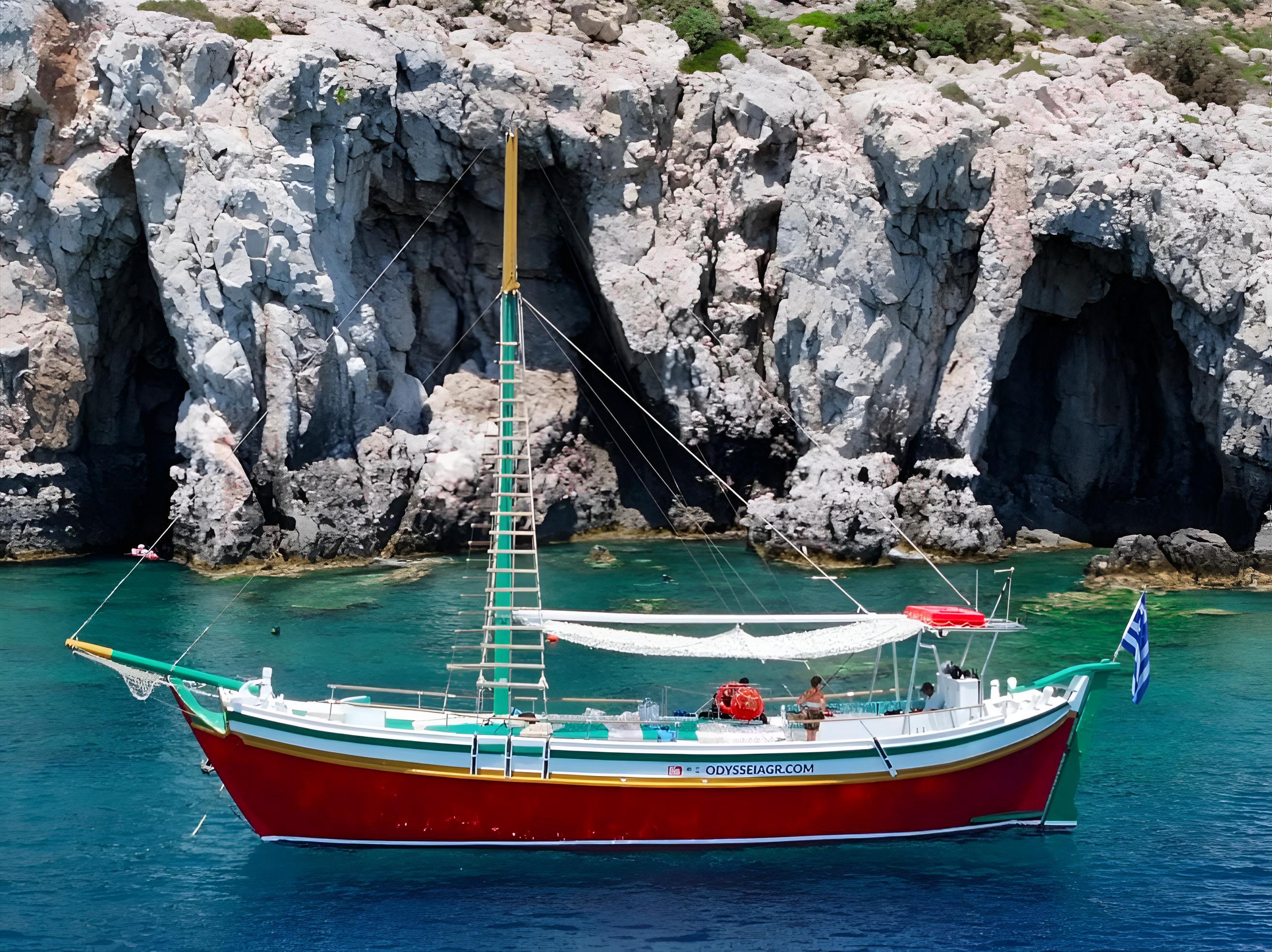 Small-Group Cruise to Anthony Quinn Bay & Sea Caves
