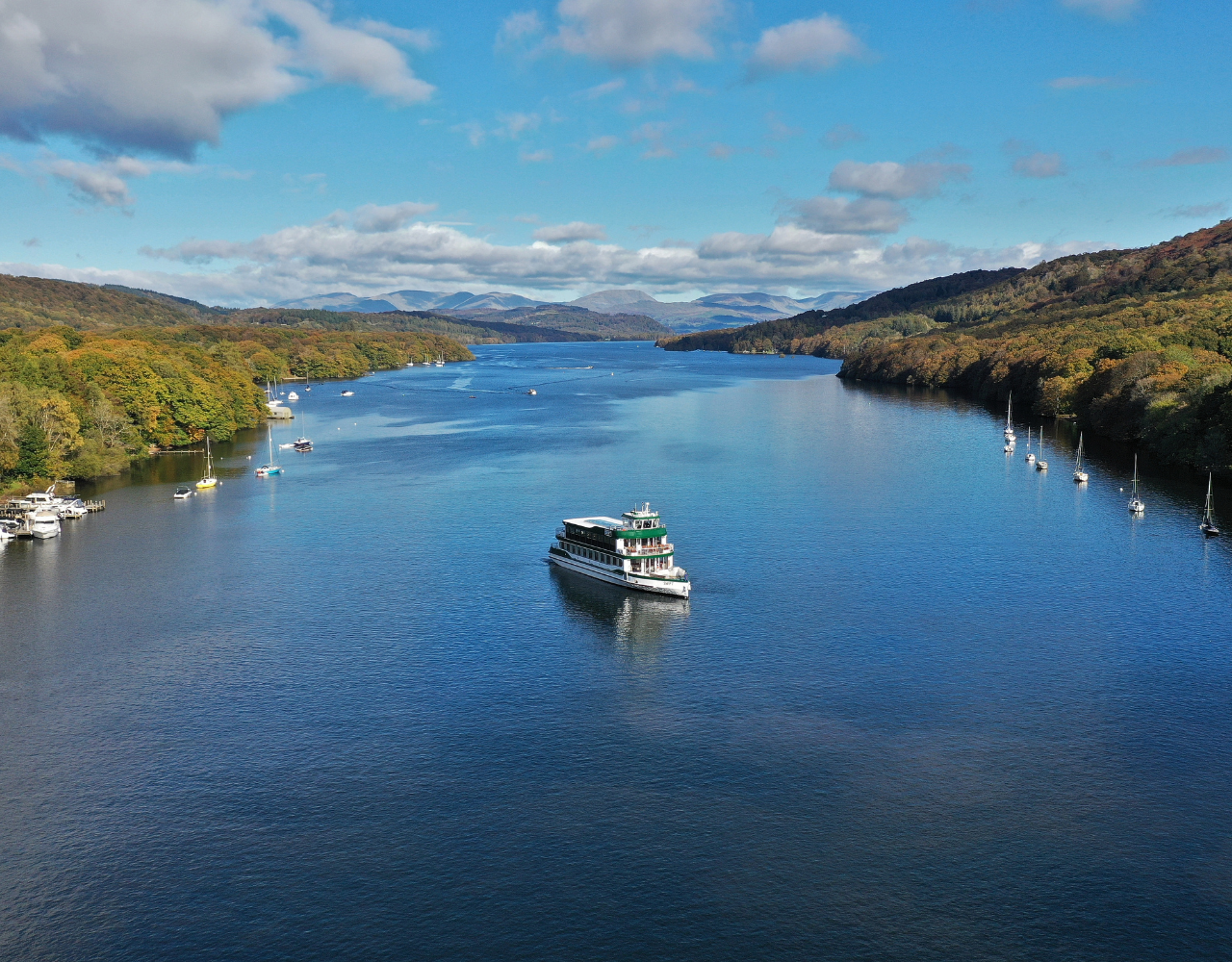 Lake Windermere Yellow Cruise: Bowness to Lakeside Route