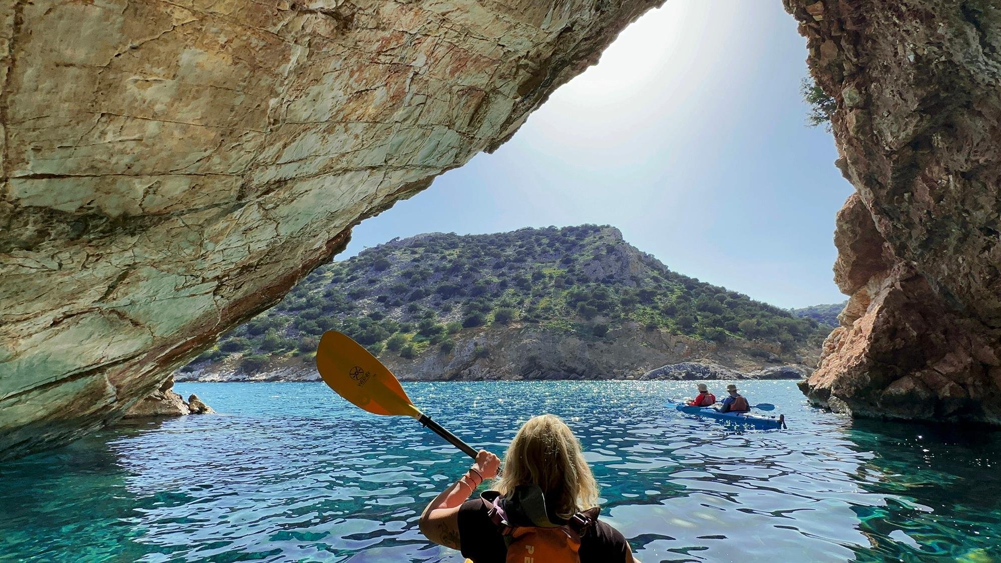 Rina Cave Sea Kayaking Adventure with Snorkeling & Lunch