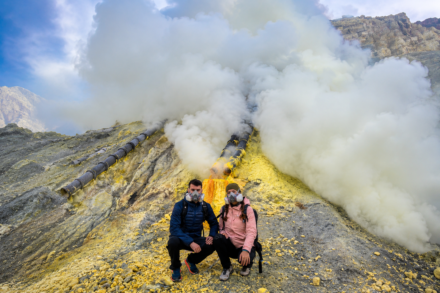 East Java Volcanoes: Sewu Falls, Bromo & Ijen from Yogyakarta