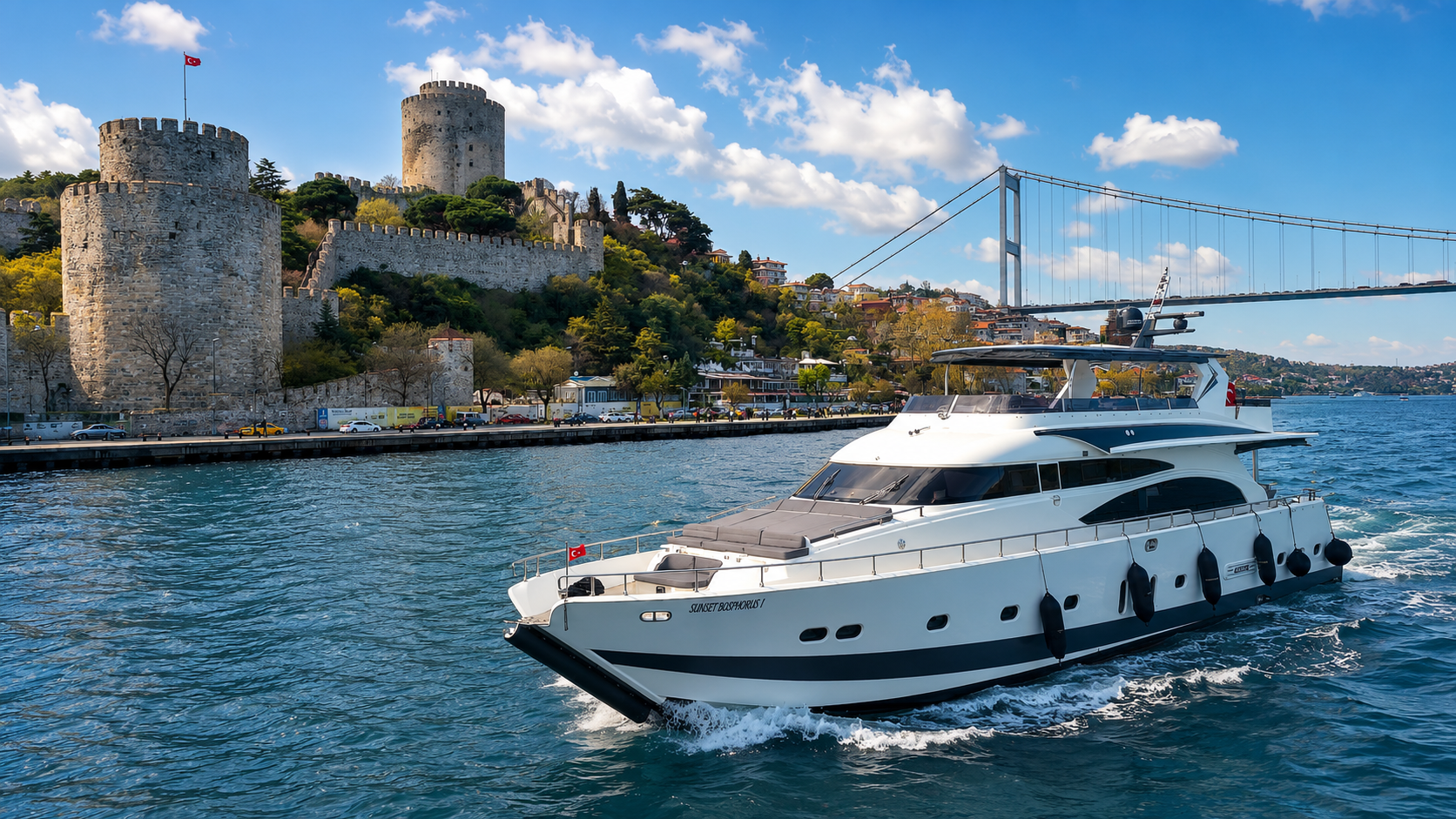 Bosphorus Yacht Cruise with Asian Side Stop