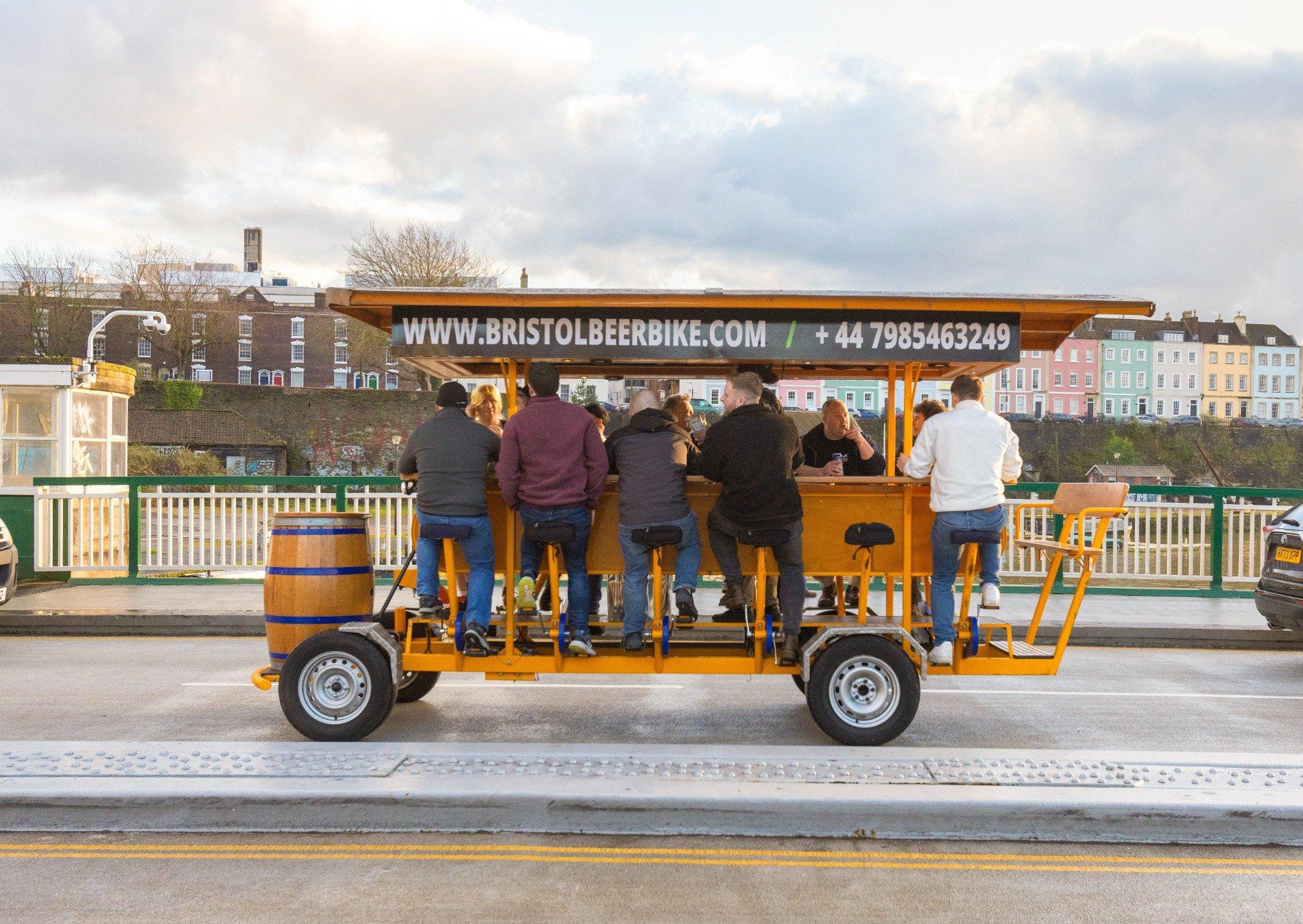 Bristol Beer Bike Tour with Drinks and Music