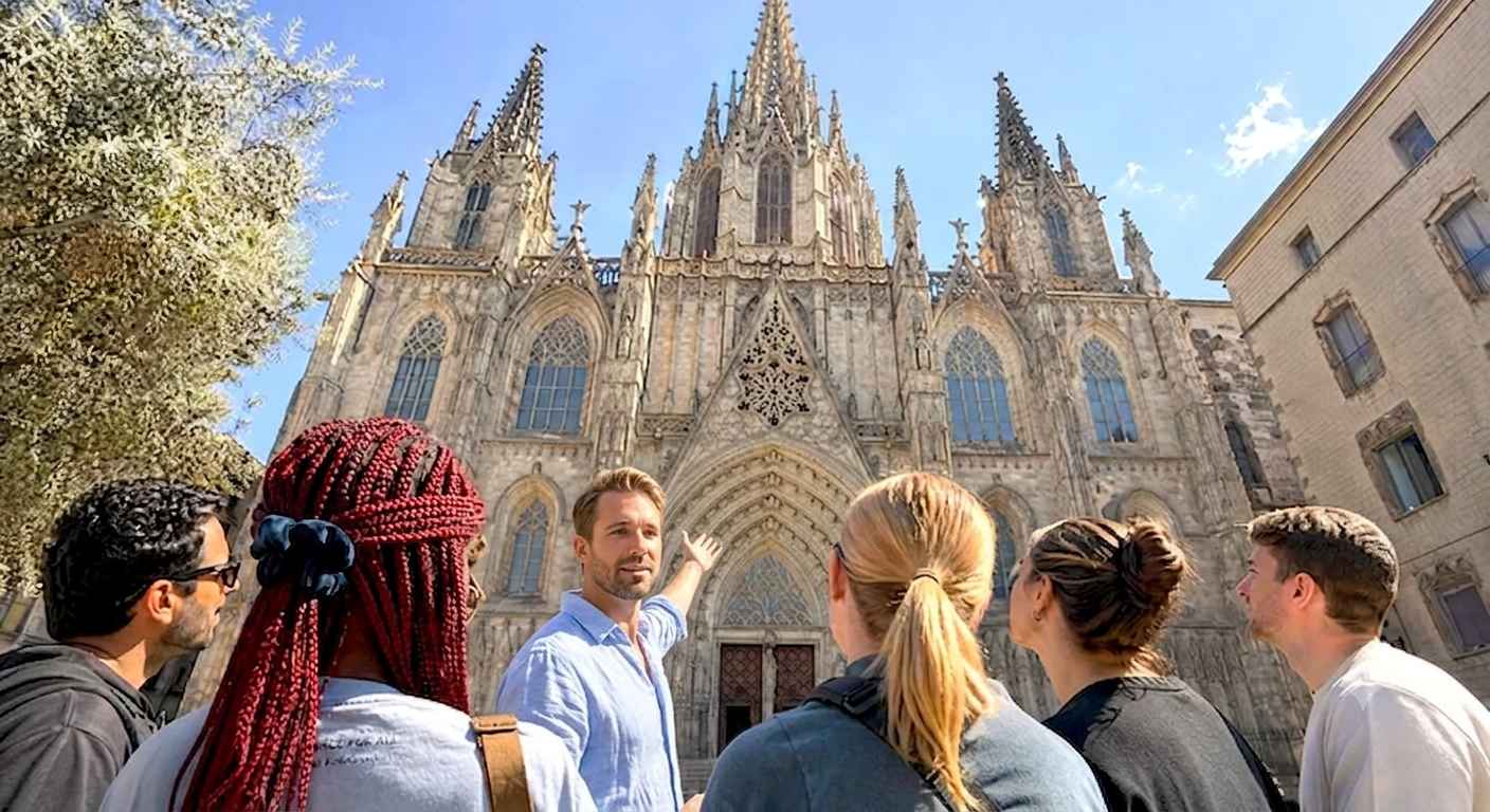Barcelona Complete: Sagrada Família, Gaudí & Gothic Quarter Walking Tour
