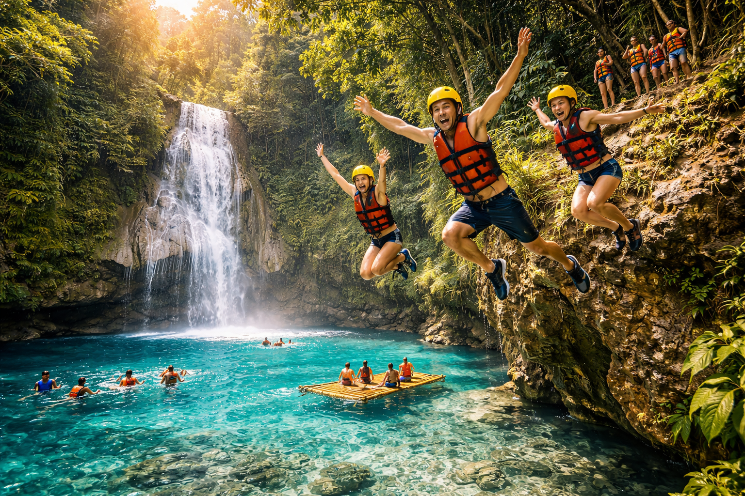 Kawasan Canyoneering Adventure from Moalboal with Lunch