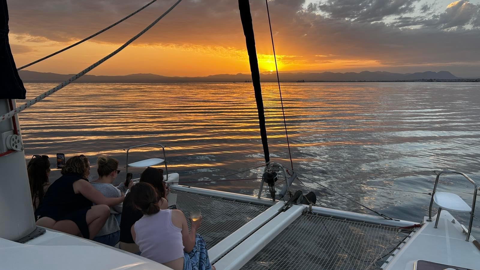 Kalamata Catamaran Sunset Cruise – Private or Shared
