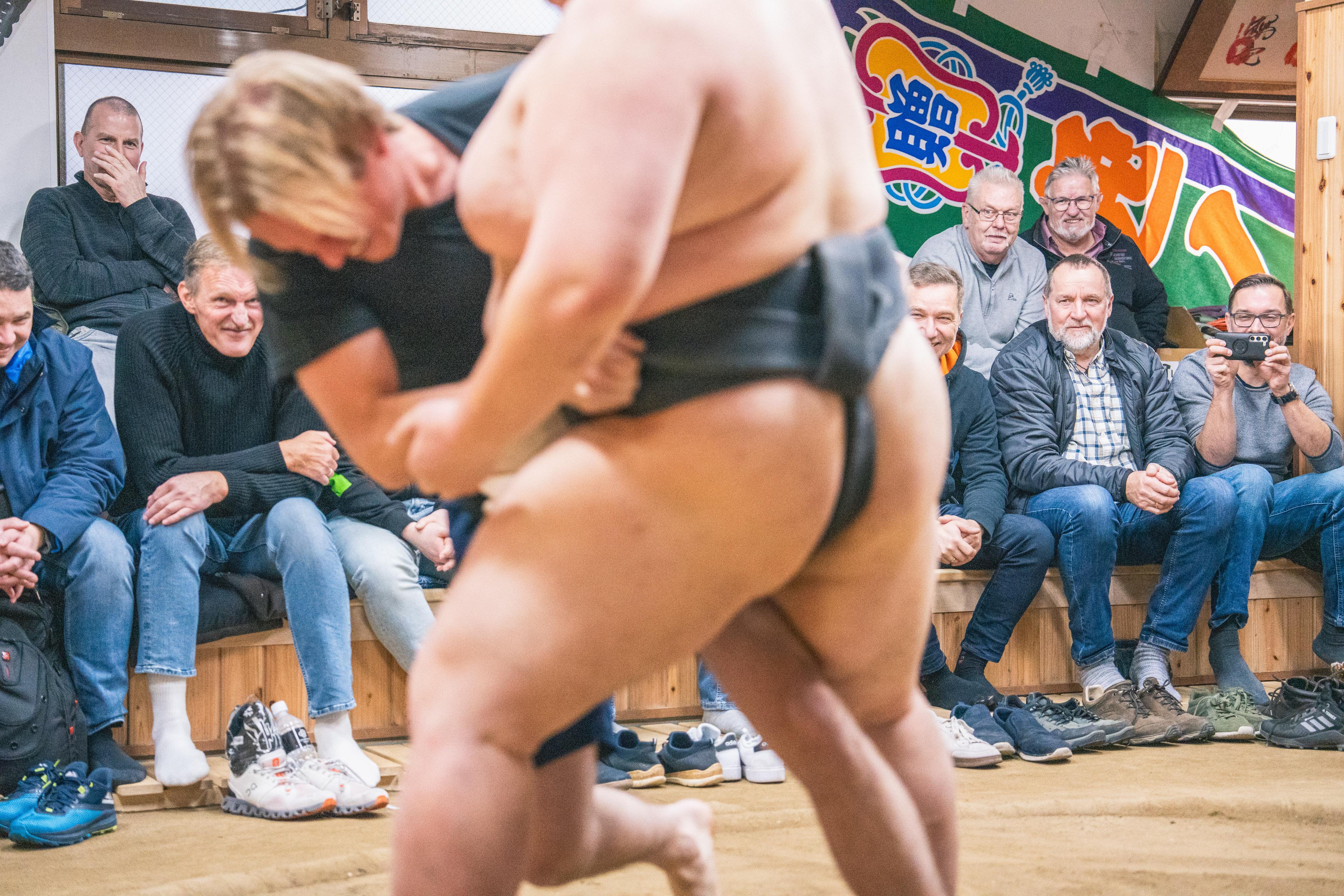 Sumo training experience near Tokyo — drills and bouts with ex-pro wrestlers — image 36