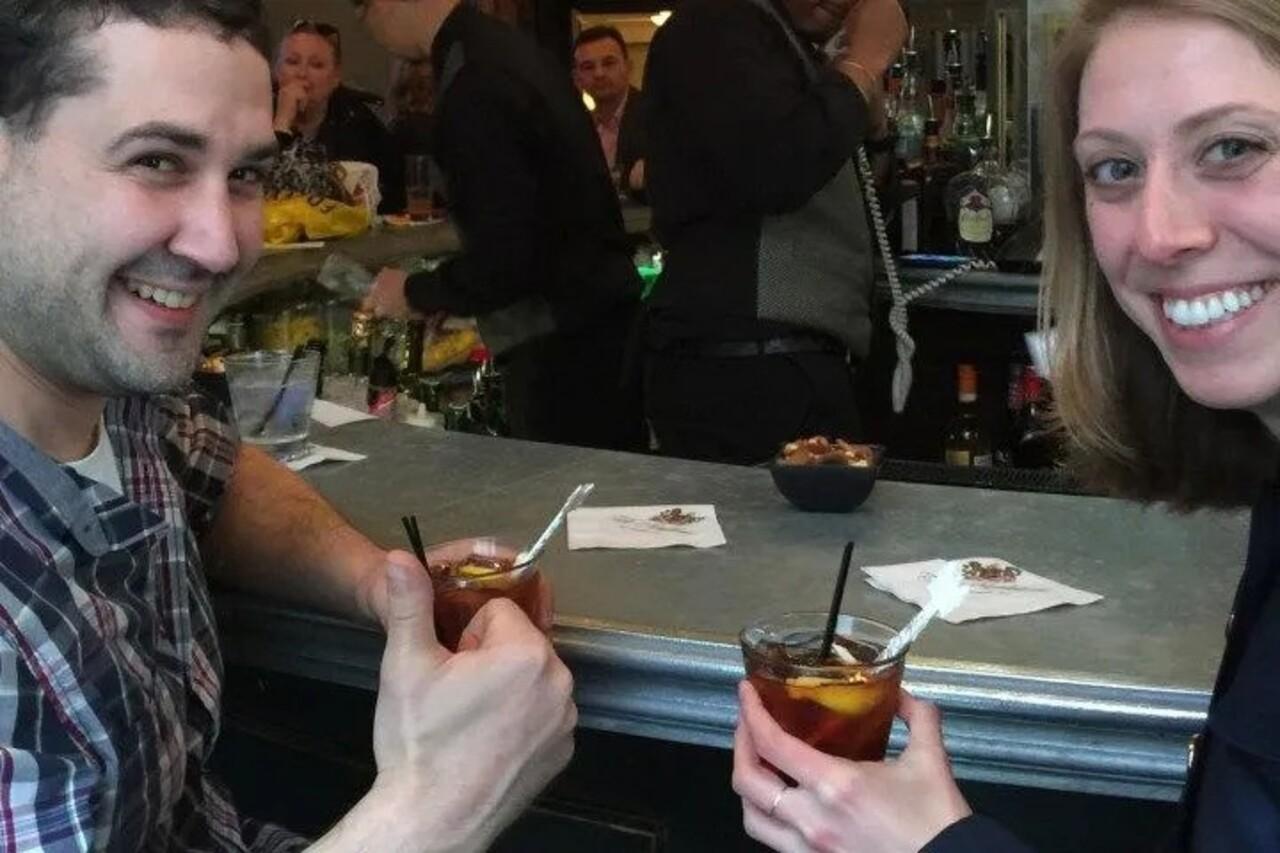 Classic French Quarter cocktail bar on a New Orleans walking tour