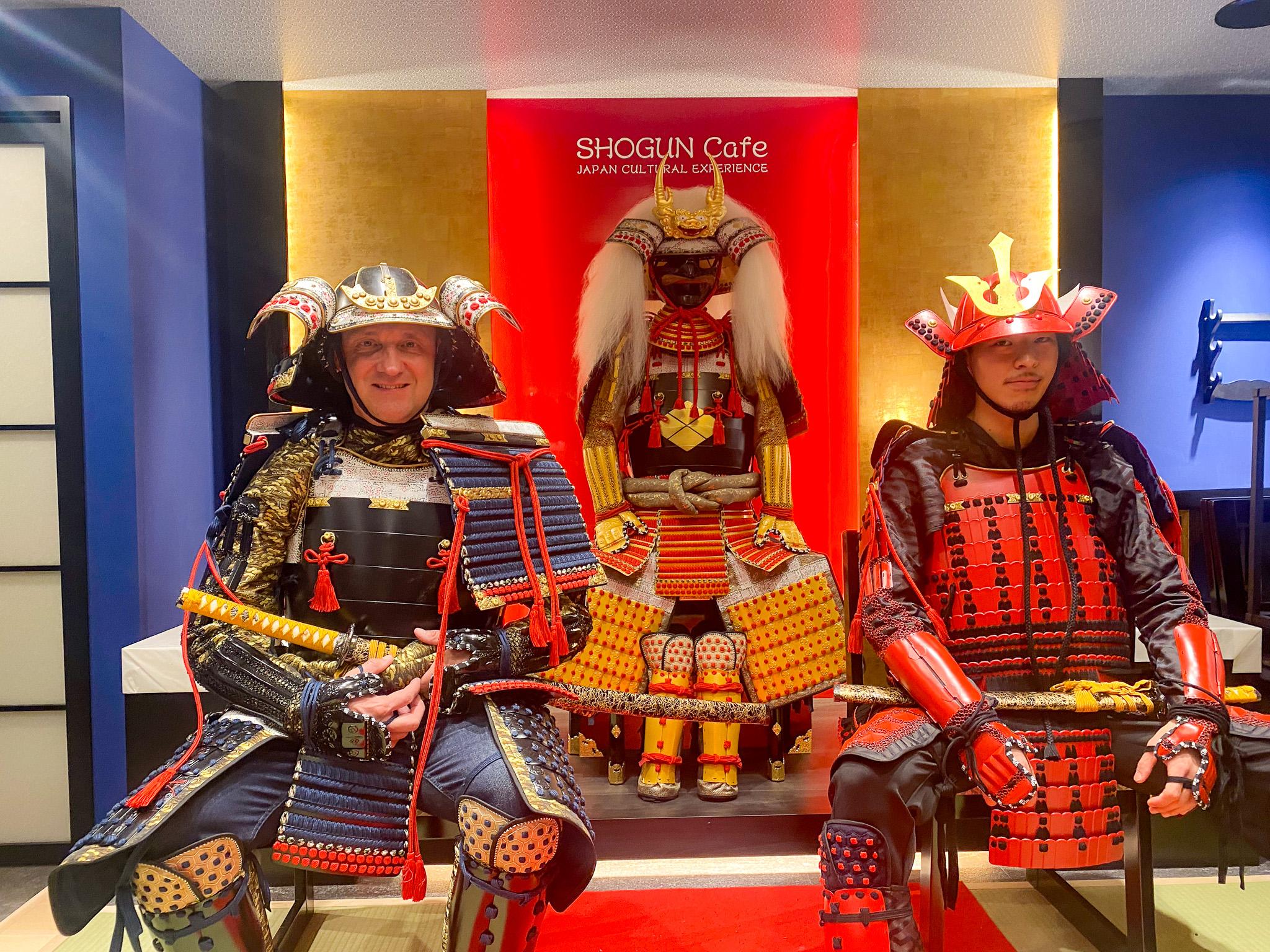 Samurai Armor Experience in Harajuku