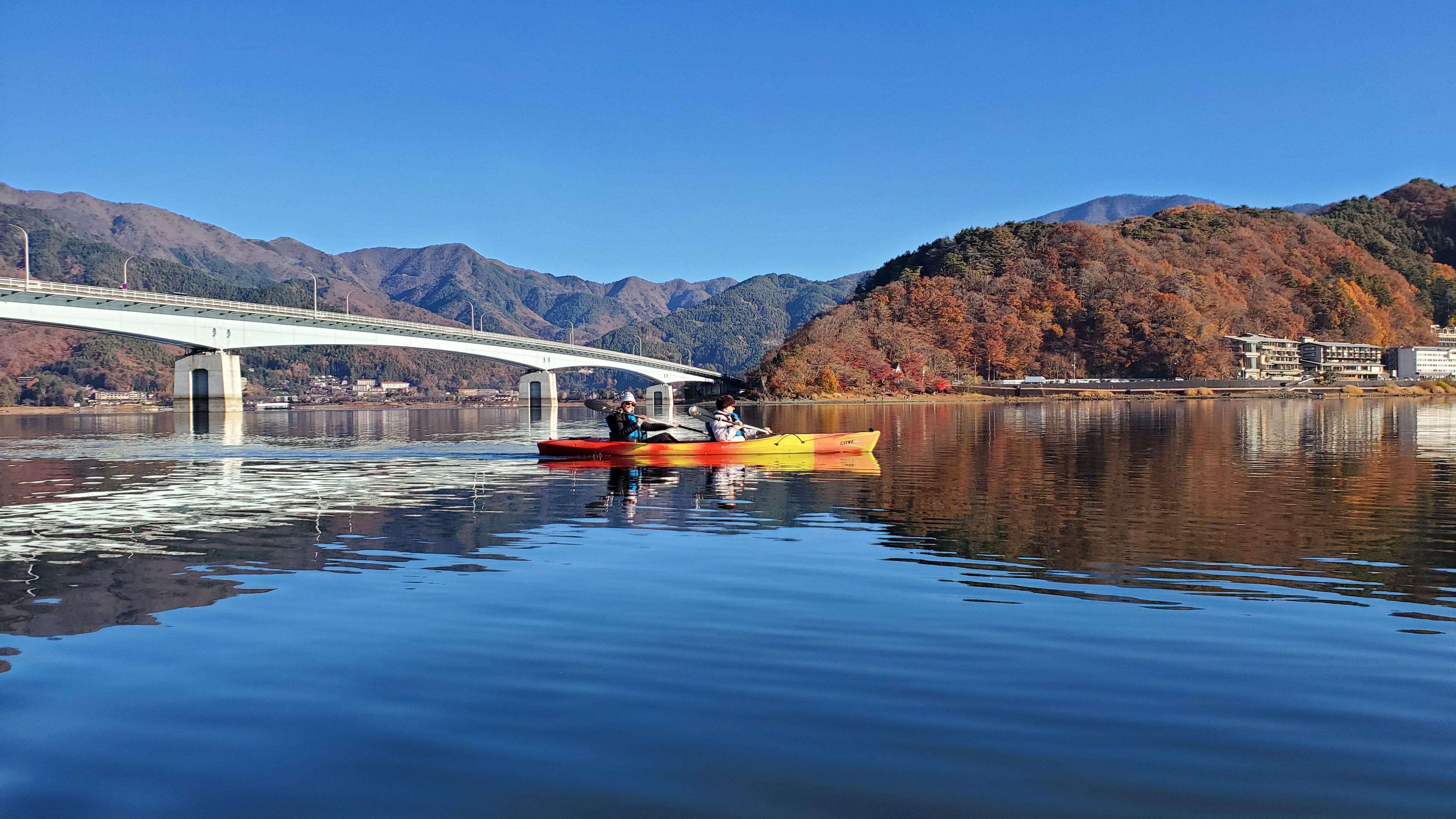 Early Morning Kayaking & Coffee on Lake Kawaguchiko