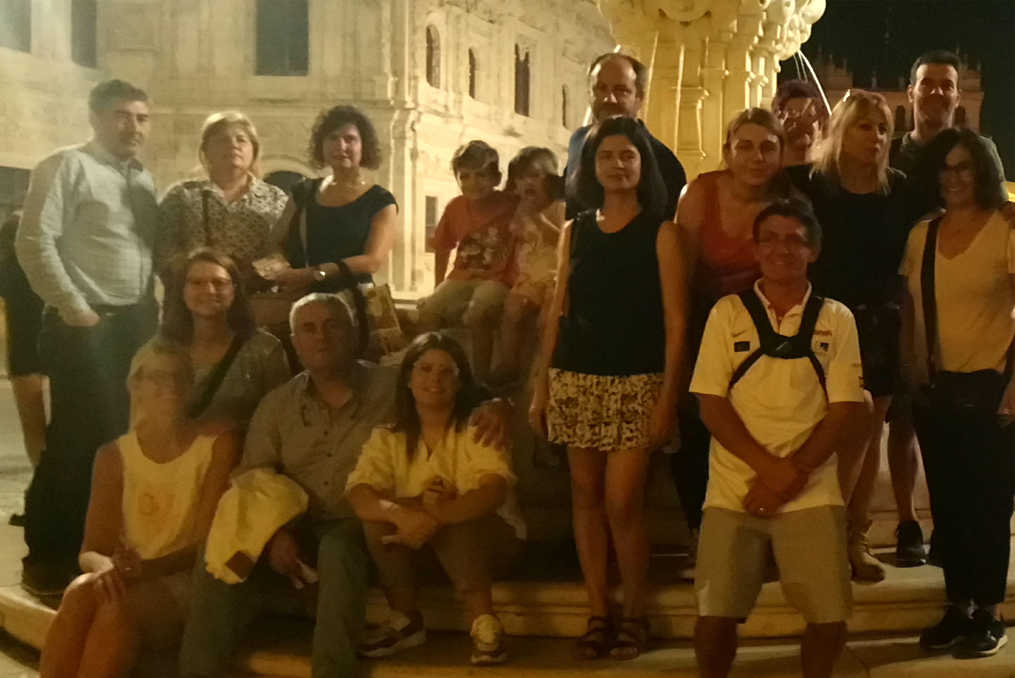 Seville Nocturnal Discovery: Historic Center & Riverside Walk