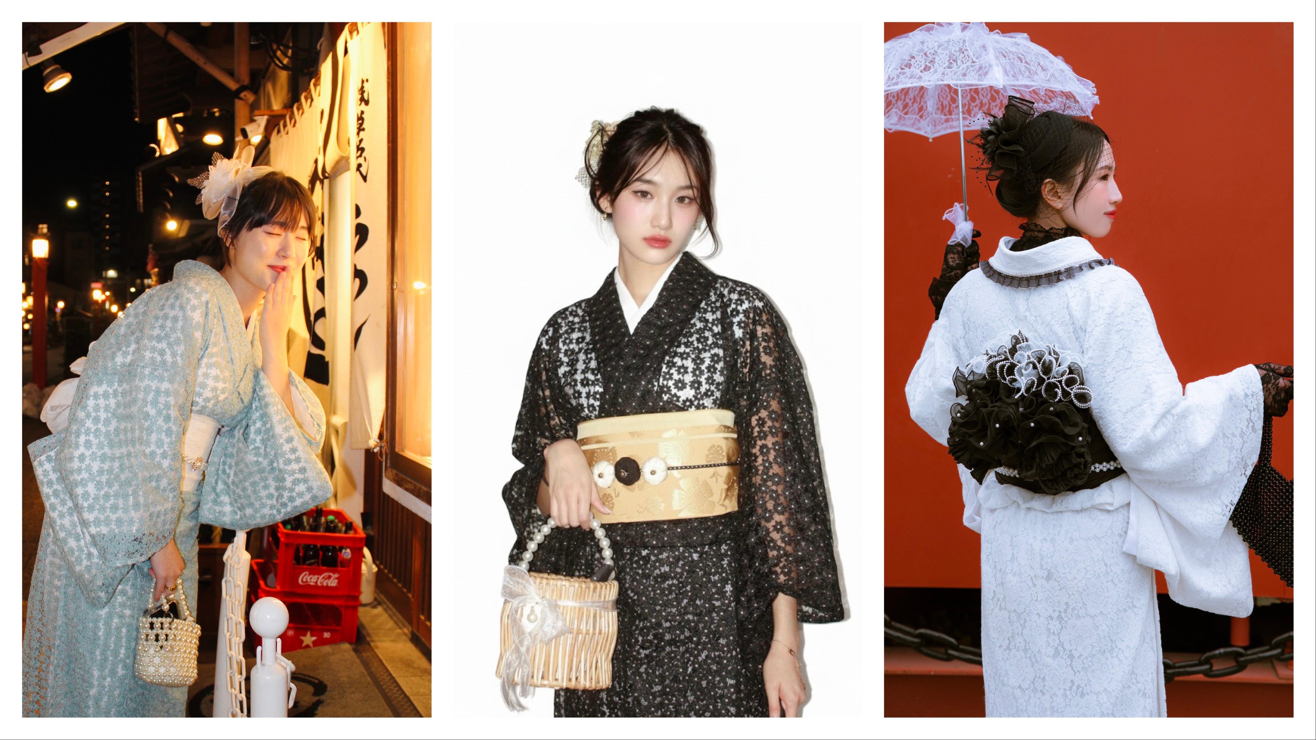 Asakusa Kimono Rental with Styling & Tea Ceremony