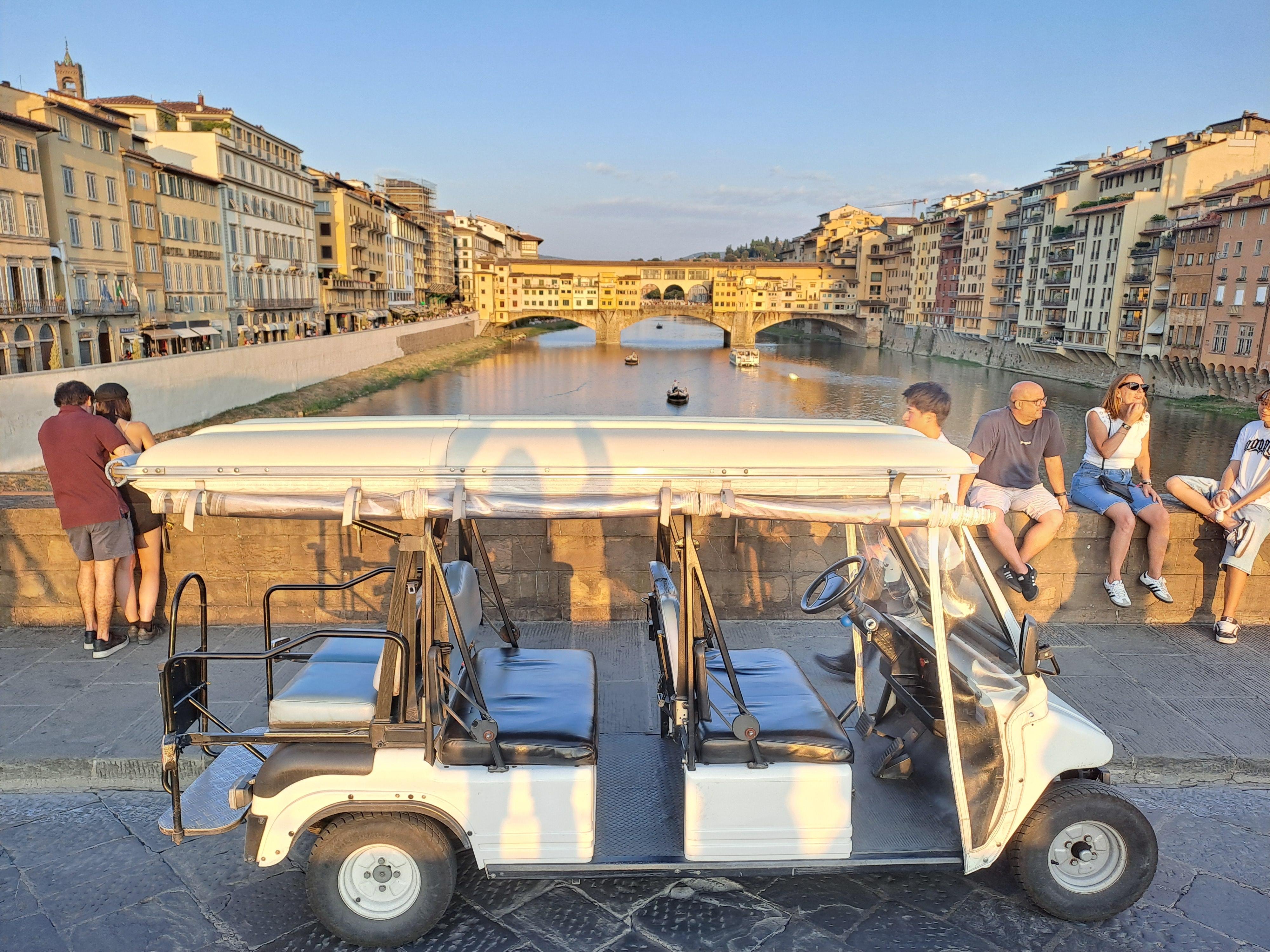 Florence Golf Cart Panorama with Local Guide