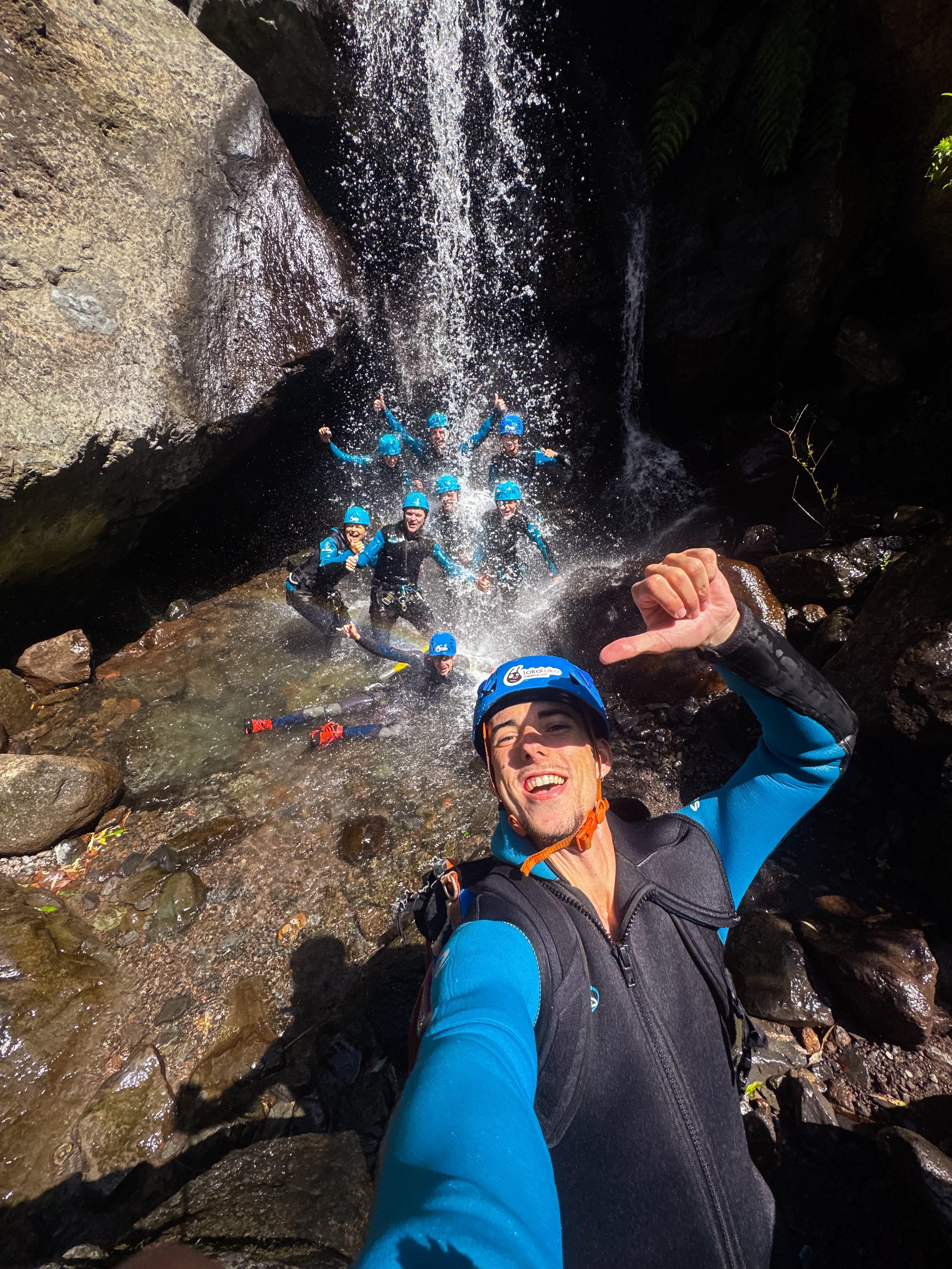 Madeira Canyoning for Beginners: Waterfall Adventure