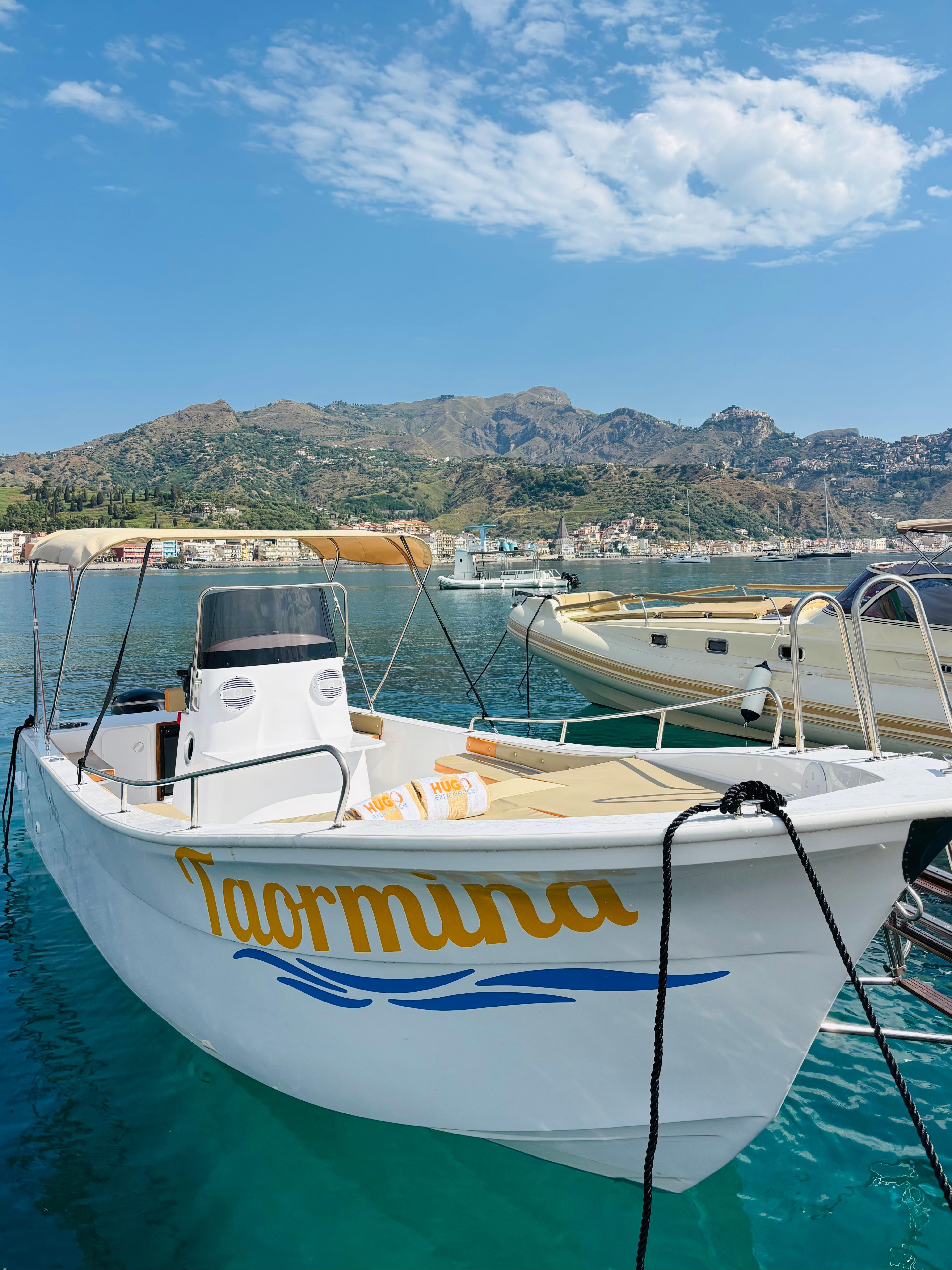 Taormina Blue Caves & Isola Bella Boat Adventure