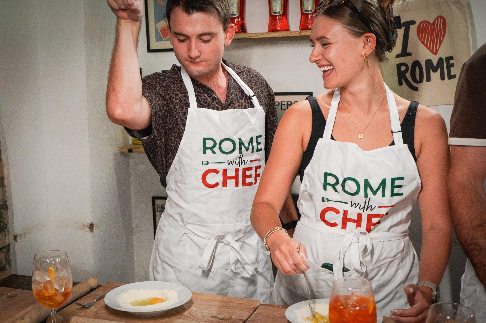 cooking class in Rome — Rome Spritz & Spaghetti Cooking Class