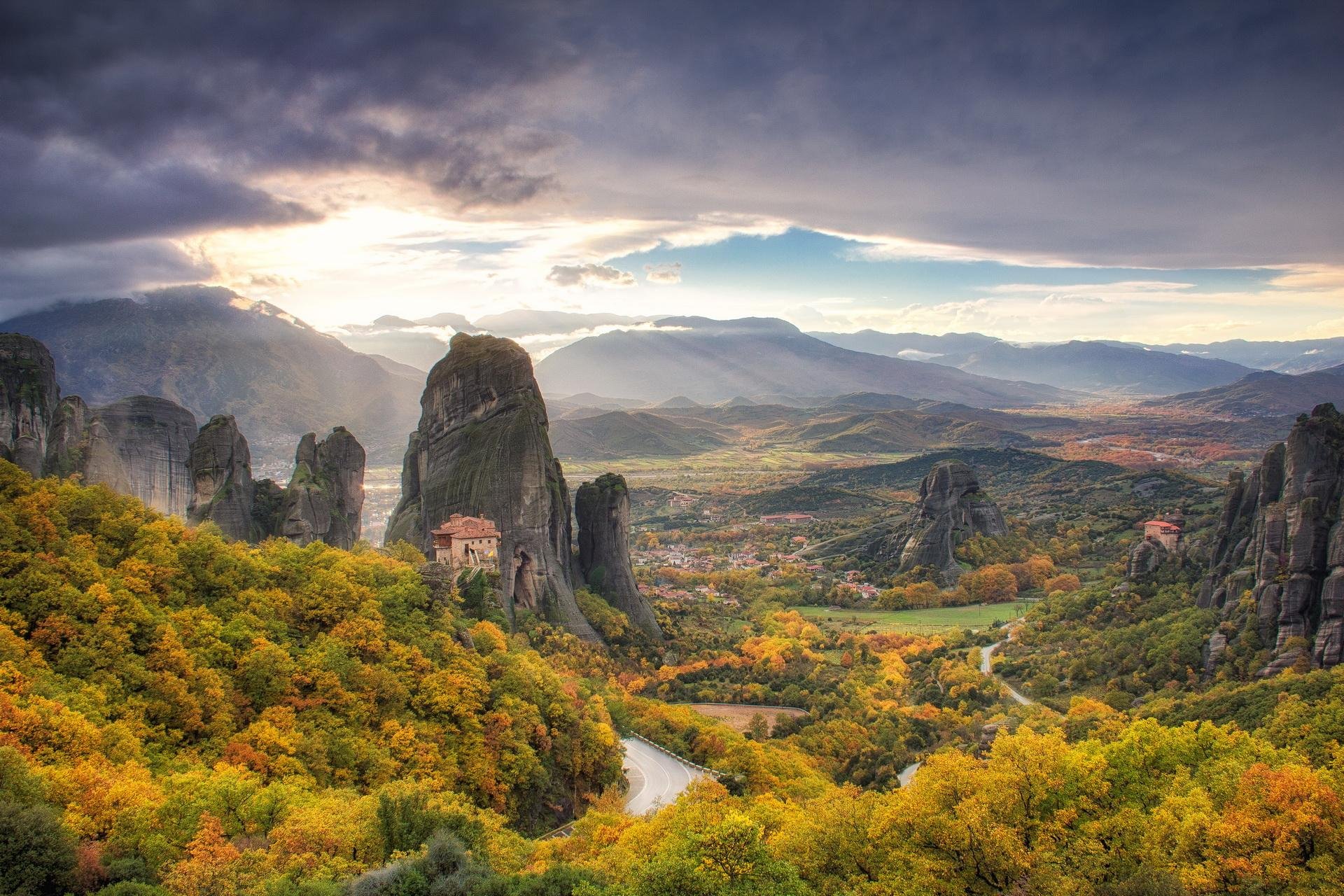 Athens to Meteora: Full-Day Trip with Monastery Visits, Caves & Coastal Stops