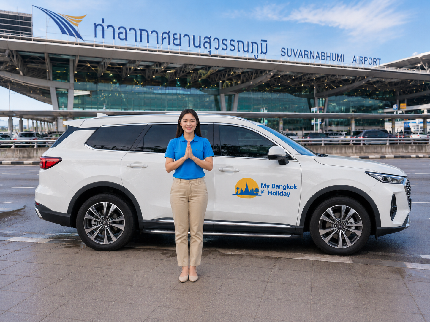 Bangkok Suvarnabhumi Airport: Private Hotel Transfer with Tollway