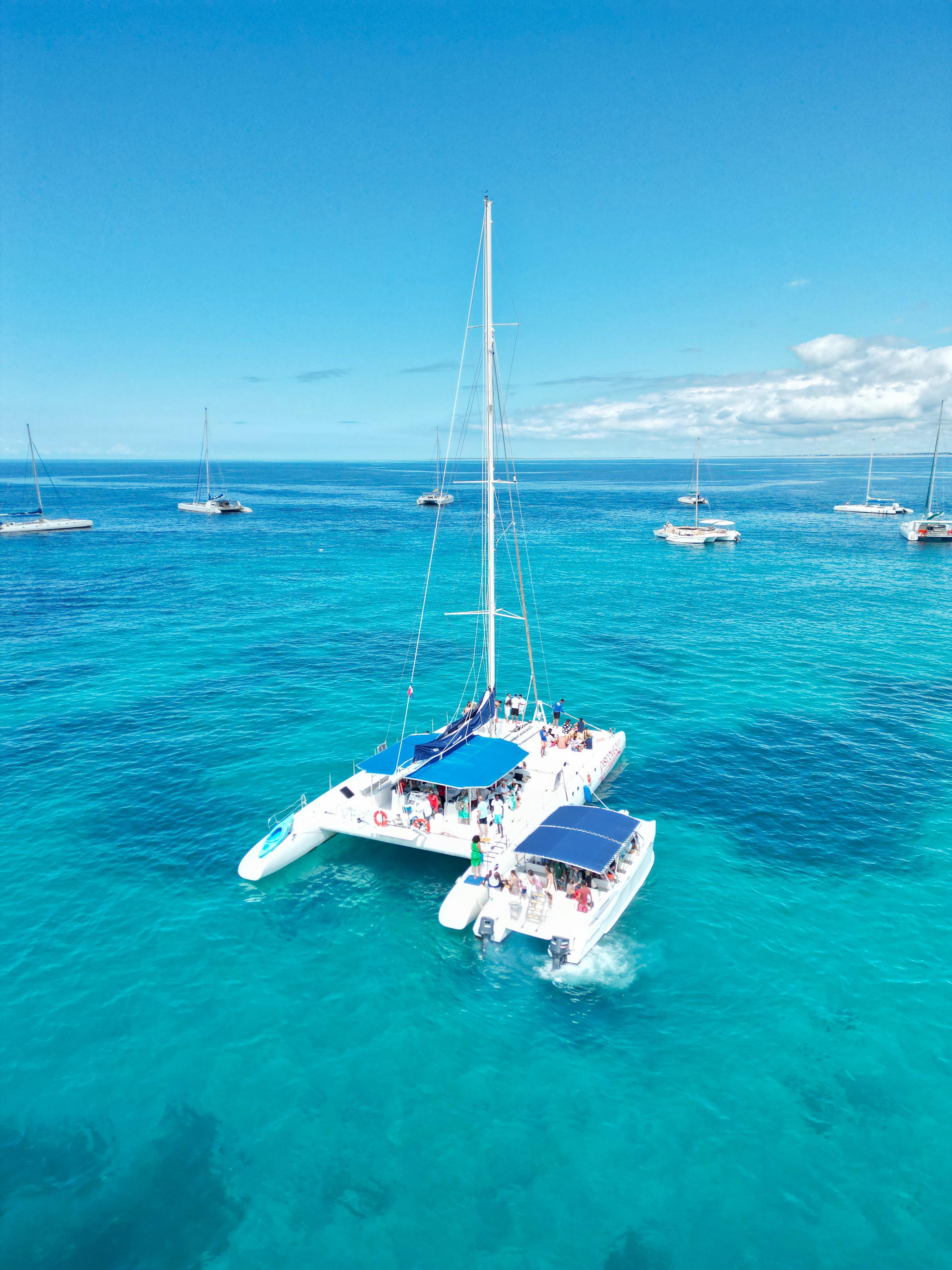 Isla Saona Full-Day Catamaran Adventure from Santo Domingo