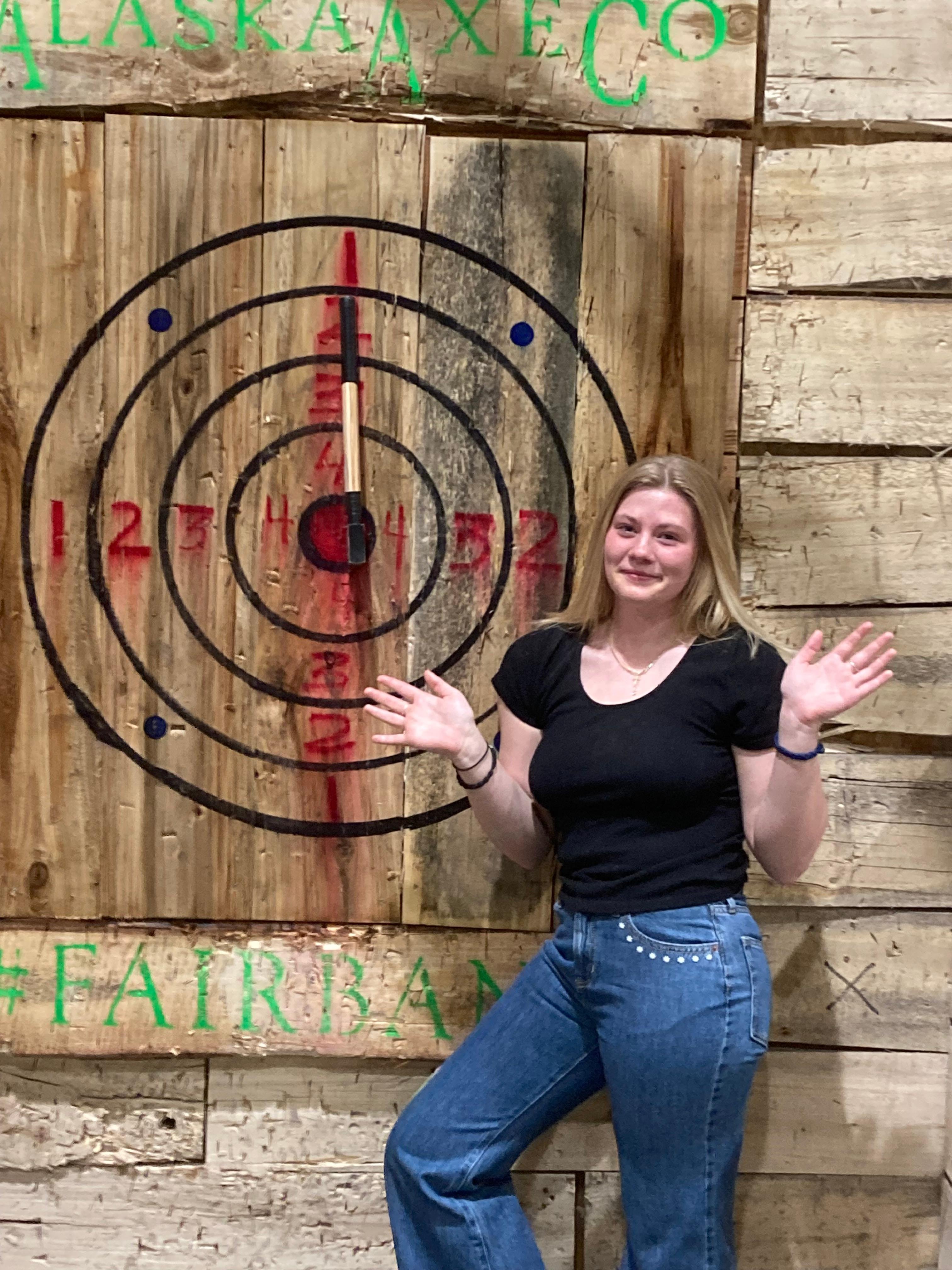Axe Throwing & Ninja Star Experience in Fairbanks