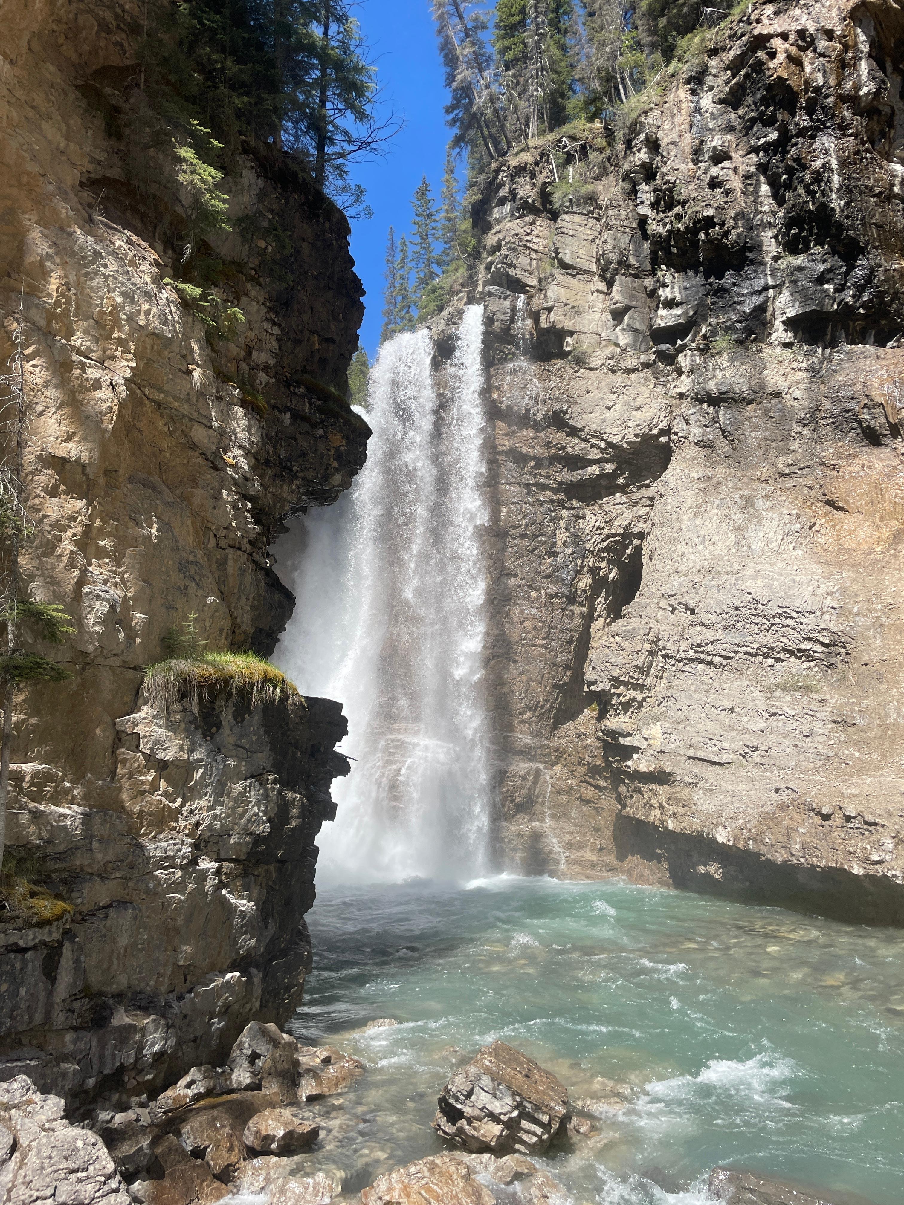 Johnston Canyon guided hike — canyon walkways and waterfall viewpoint, Banff