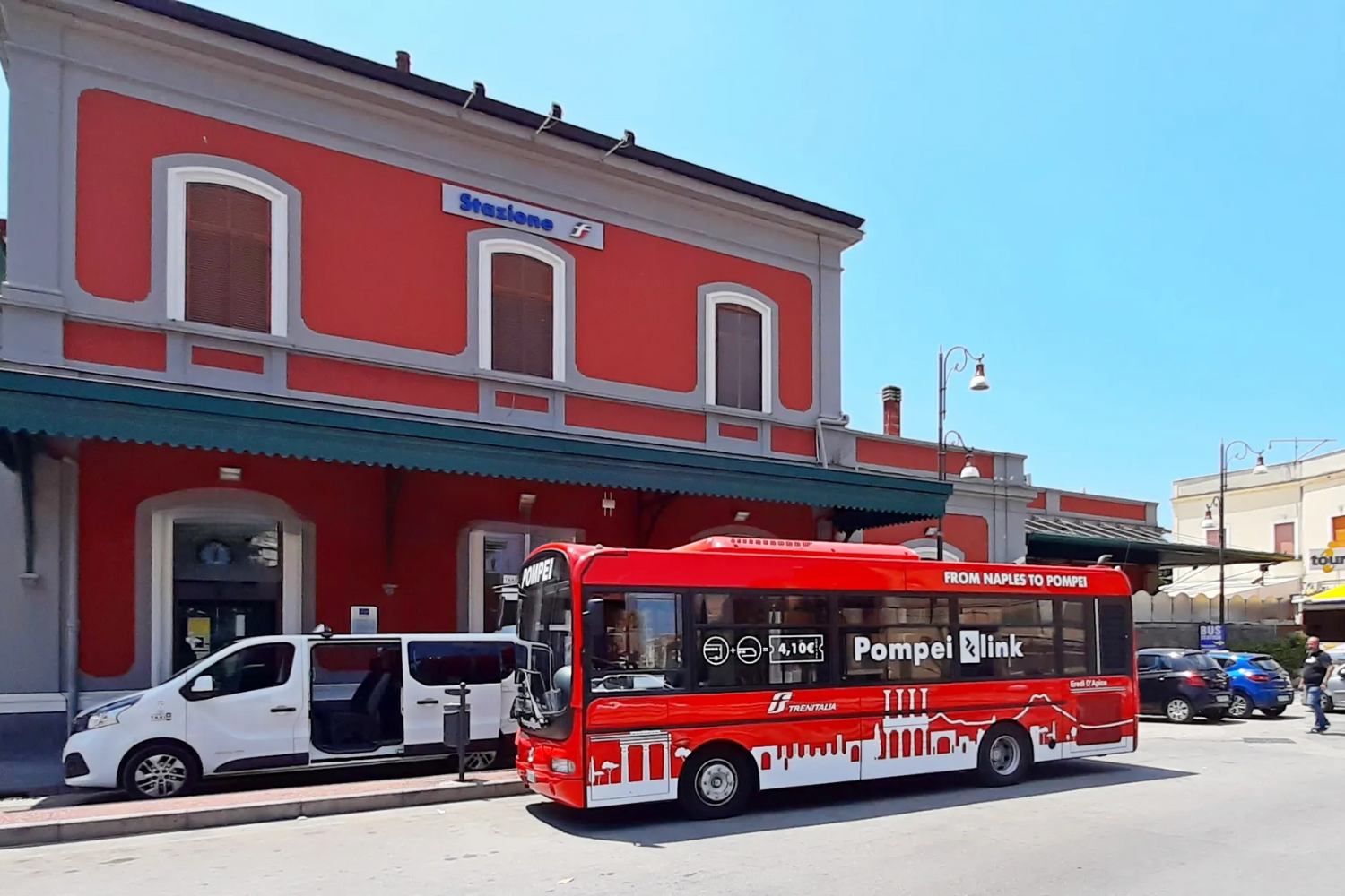 Naples to Pompeii Combined Train & Bus Transfer