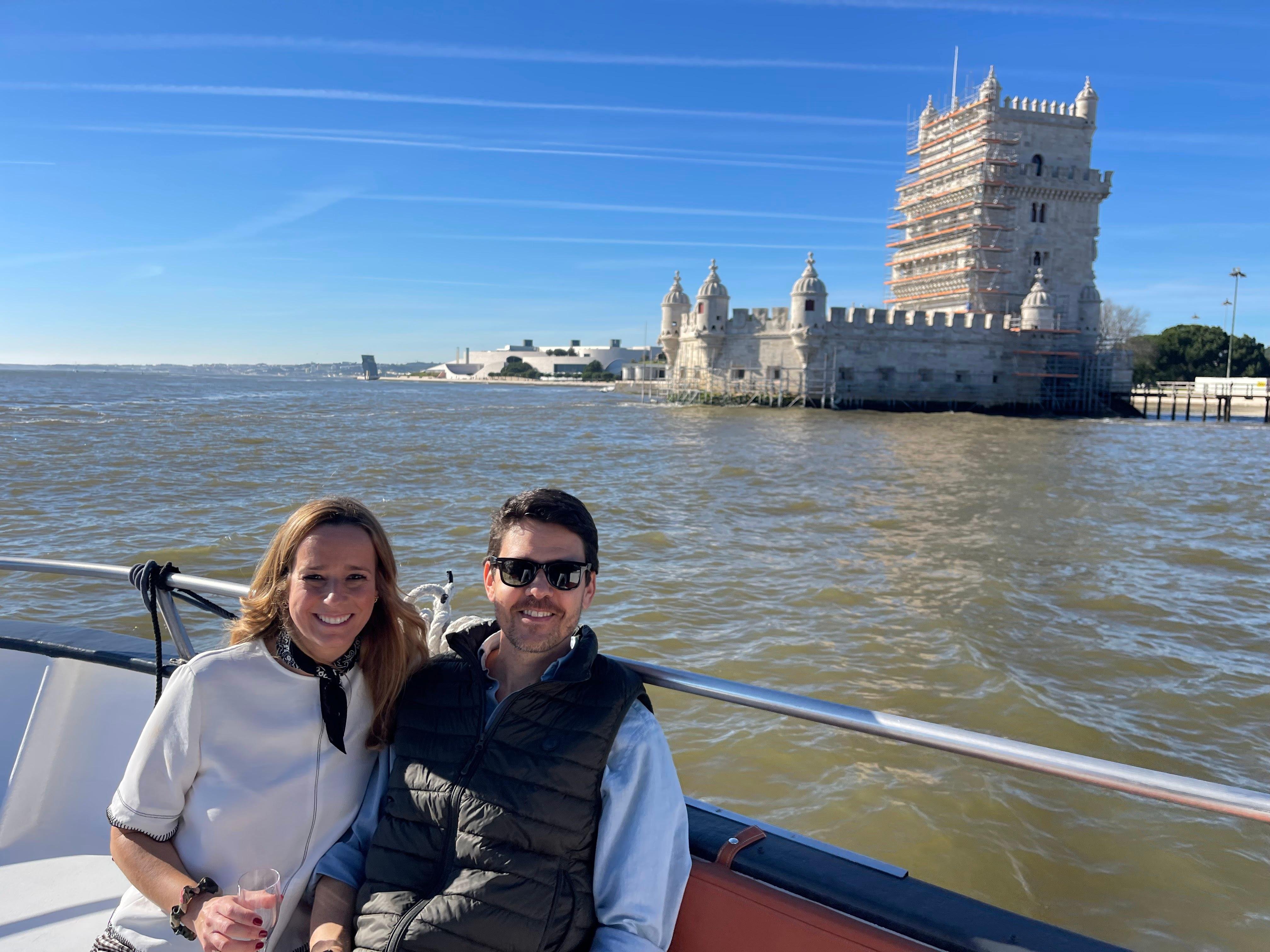 Lisbon Small-Group Catamaran Cruise with Drinks