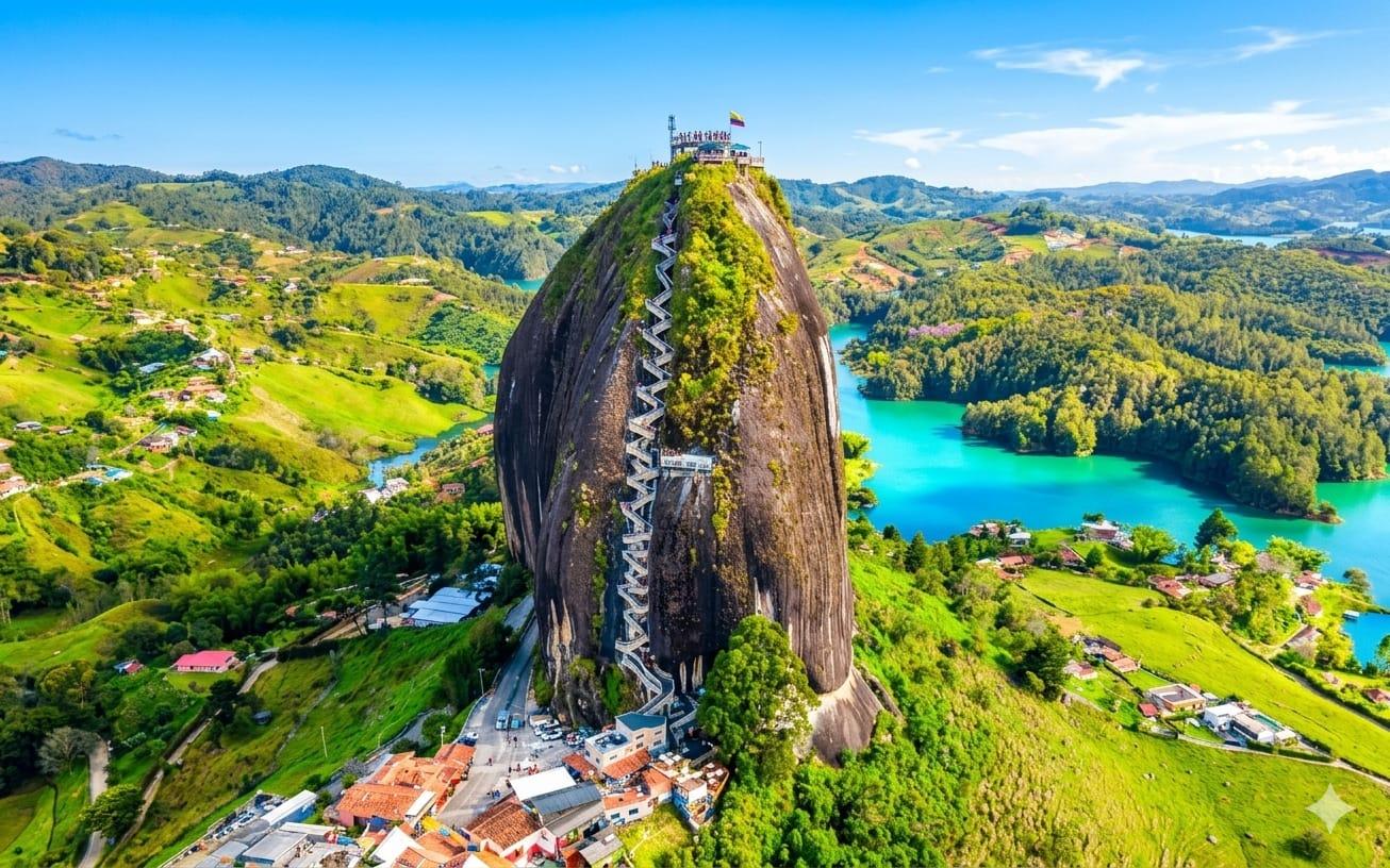 Guatapé, El Peñol Rock & Reservoir Boat Tour from Medellín
