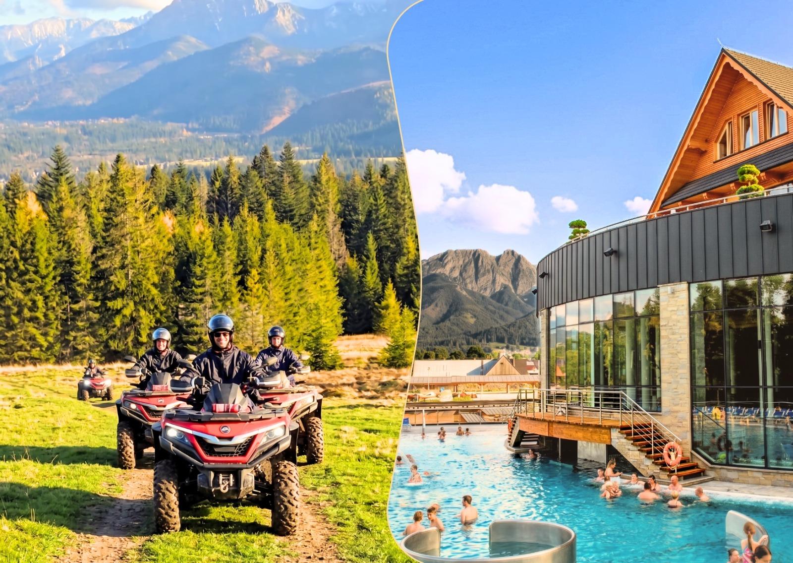 Zakopane Quad or Snowmobile Ride, Bonfire & Thermal Springs from Krakow