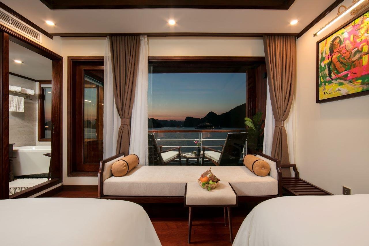 Ha Long & Lan Ha Bay 2-Day 5-Star Cruise with Free Transfer