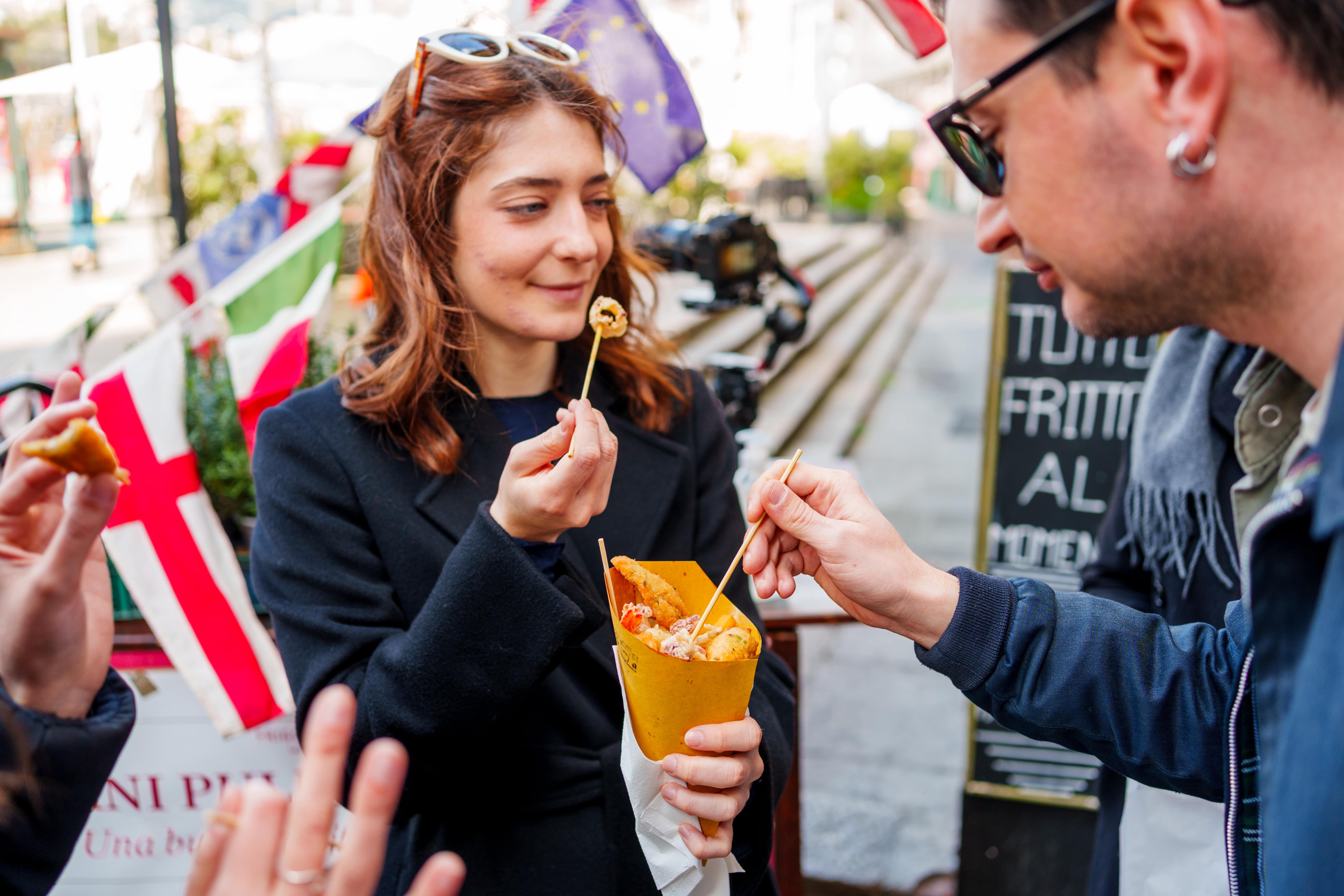 Traditional Genoa Food & Wine Guided Walking Tour