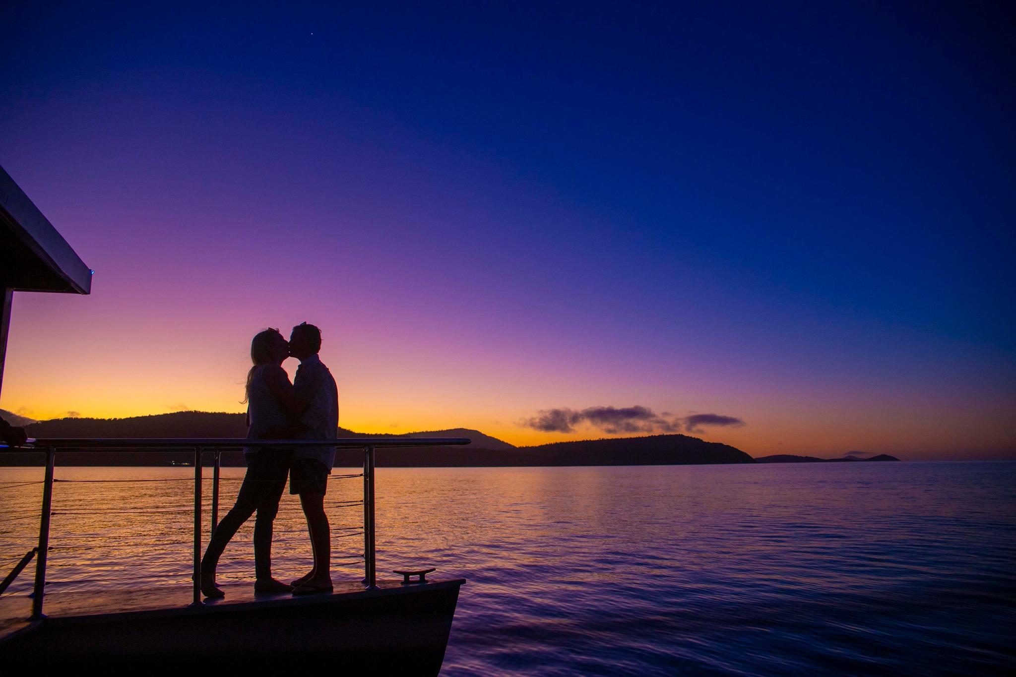 Airlie Beach Sunset Catamaran Cruise with Sparkling Wine