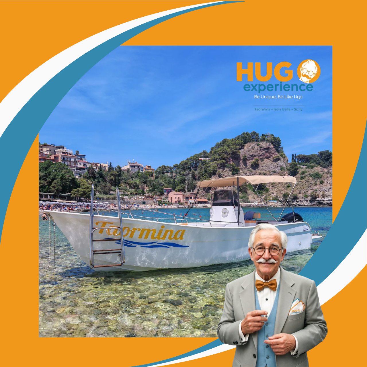 Taormina Blue Caves & Isola Bella Boat Adventure