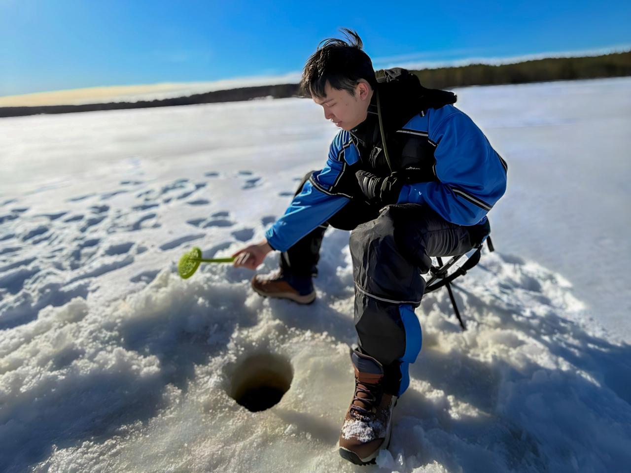 Rovaniemi Private Lake Ice Fishing & Arctic BBQ