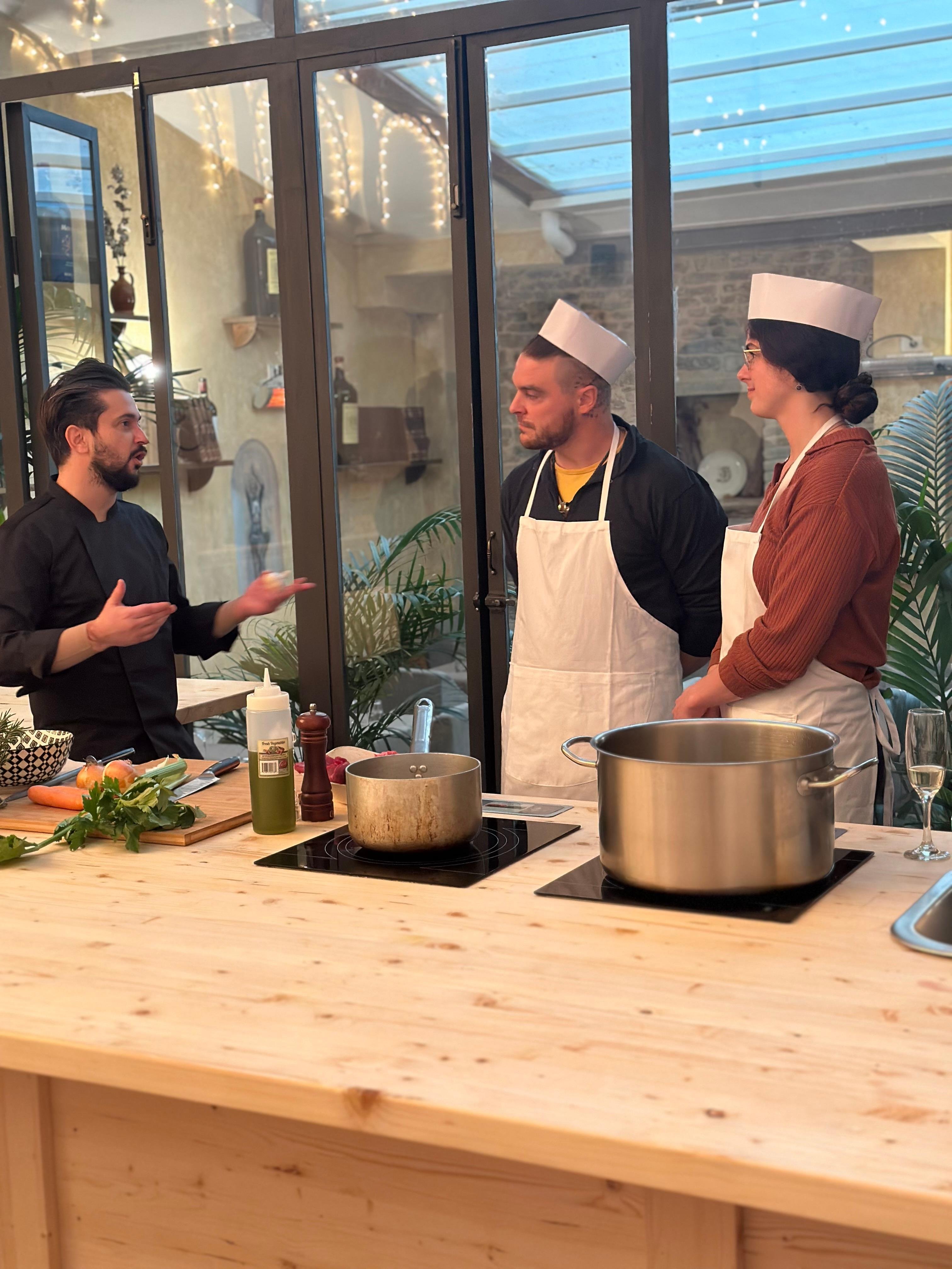 Pasta cooking class Florence — handmade pasta and Tuscan wine in medieval tower — image 5