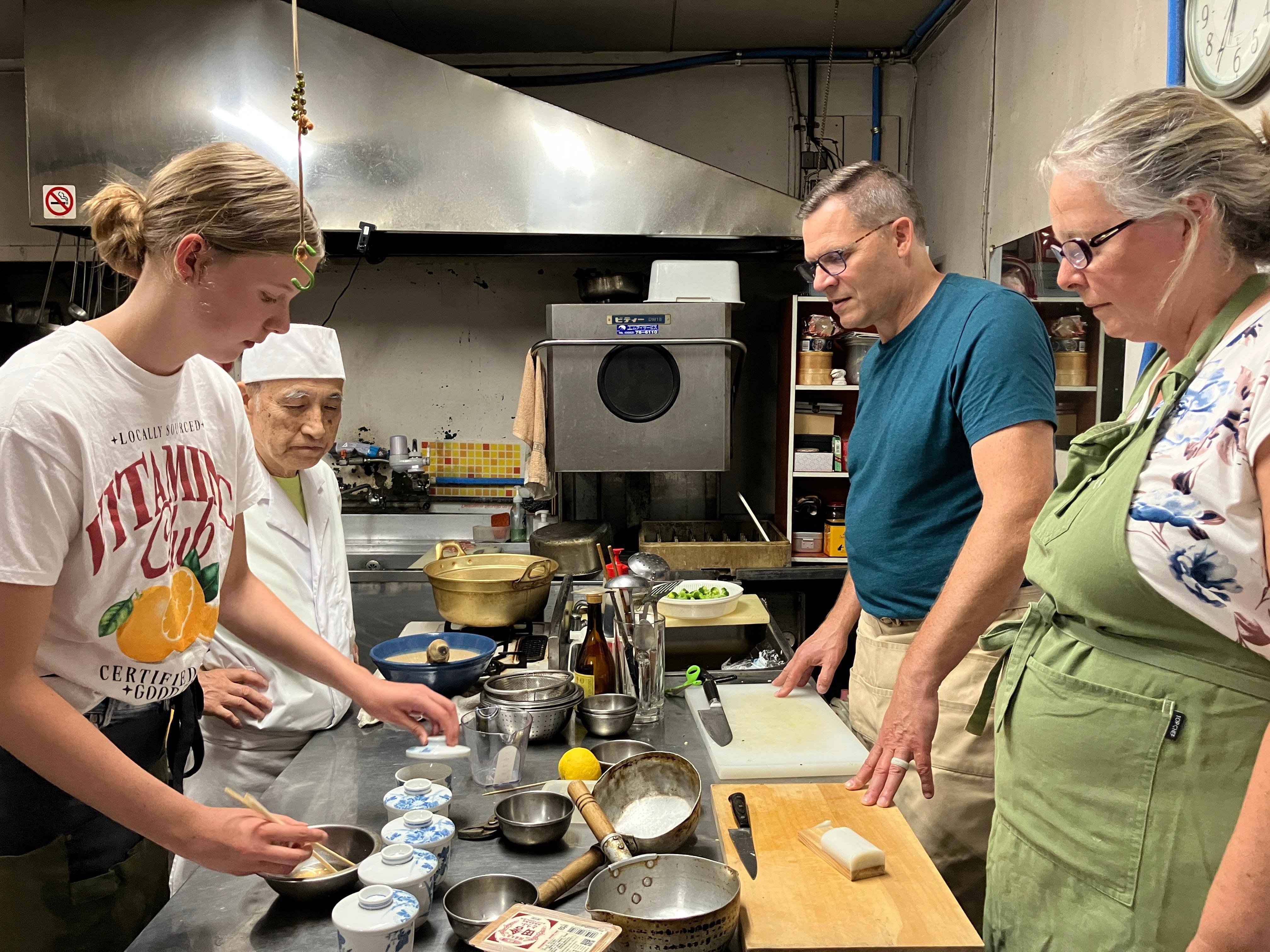 Traditional Japanese Cooking Workshop with Master Chef in Gifu