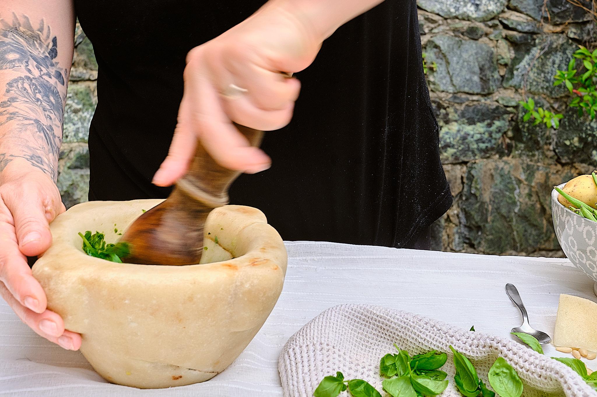 Ligurian Pasta & Pesto Cooking Workshop in Levanto