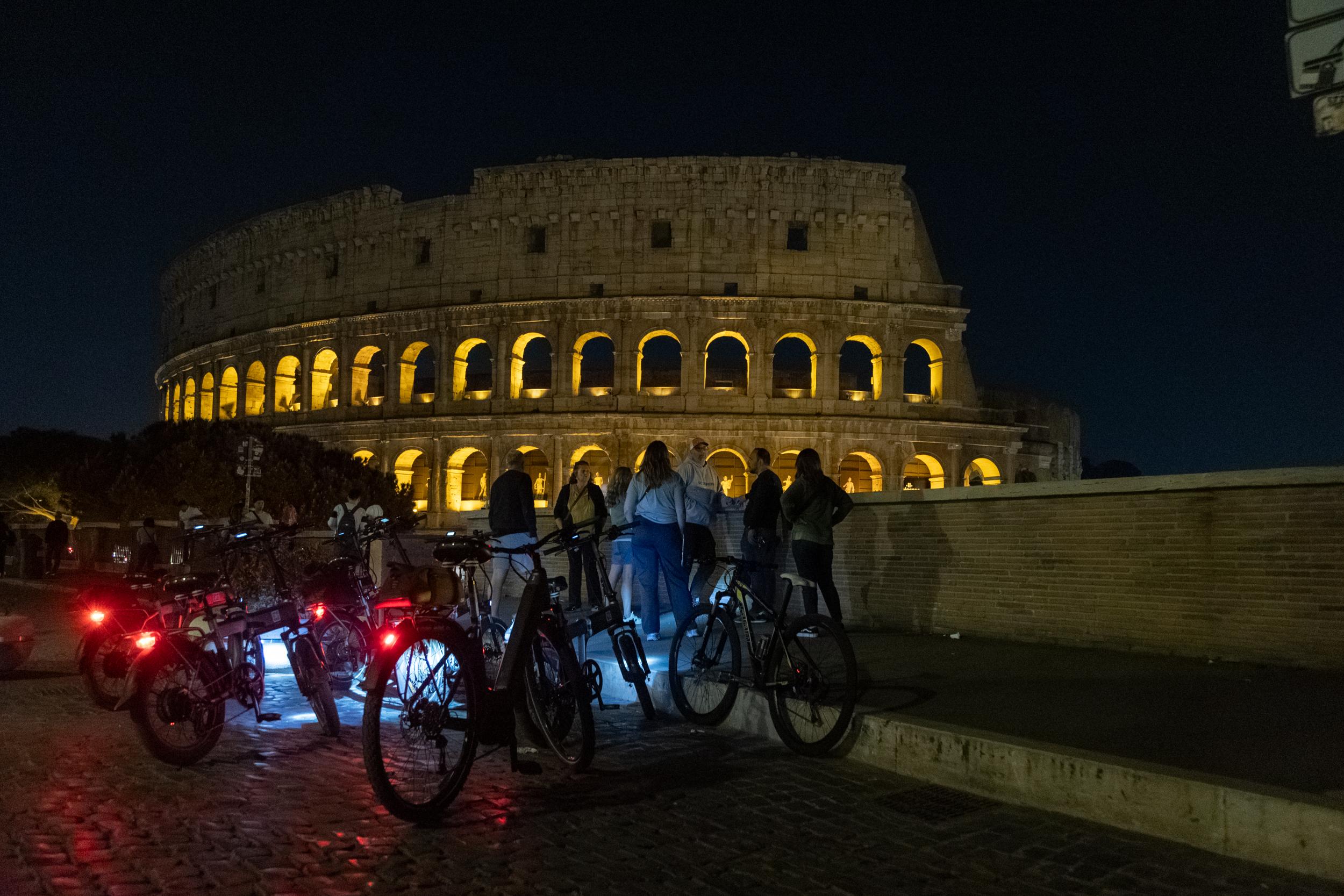 Rome by Night: E-bike Small Group Tour -Food & Wine (Option) - 2026 (Verified Reviews)