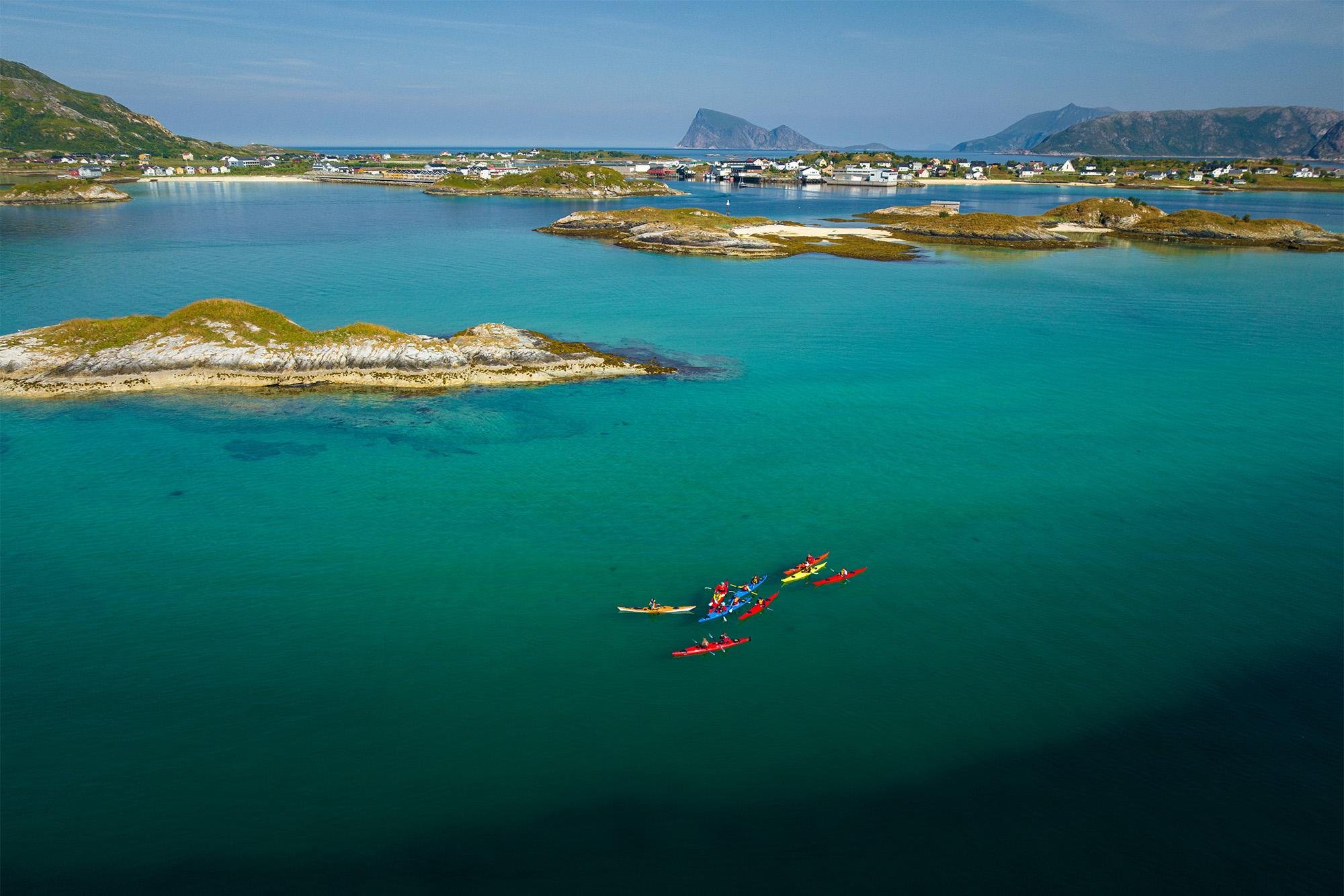 From Tromsø: Sea Kayaking Tour at Sommarøy — Sommarøy island Norway tour photo 2