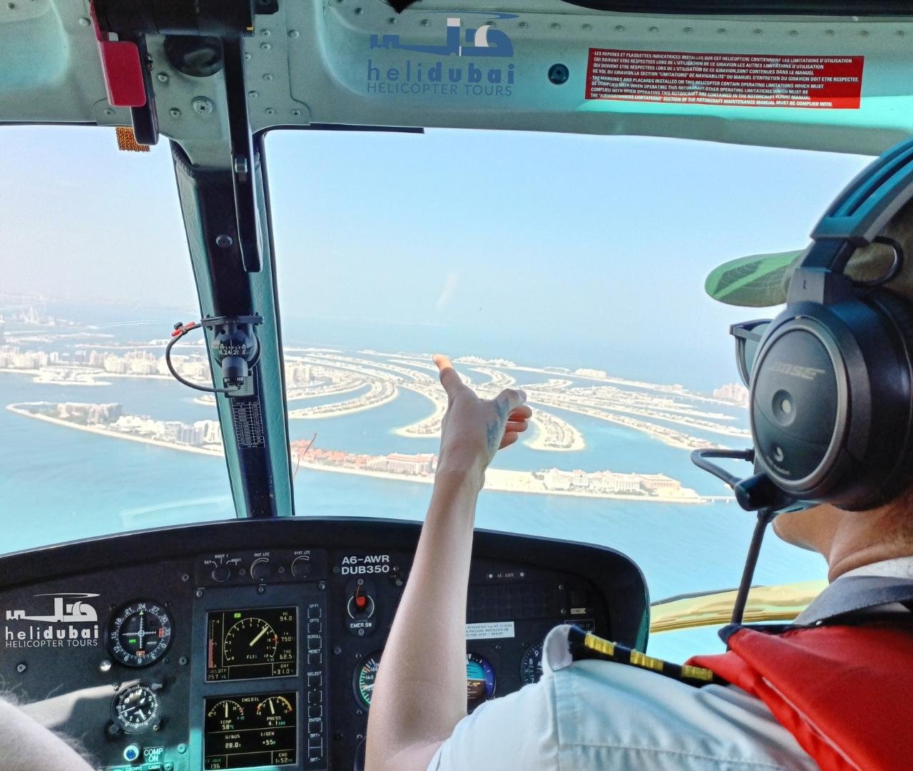 Dubai Helicopter Tour Over Palm Jumeirah & City Icons