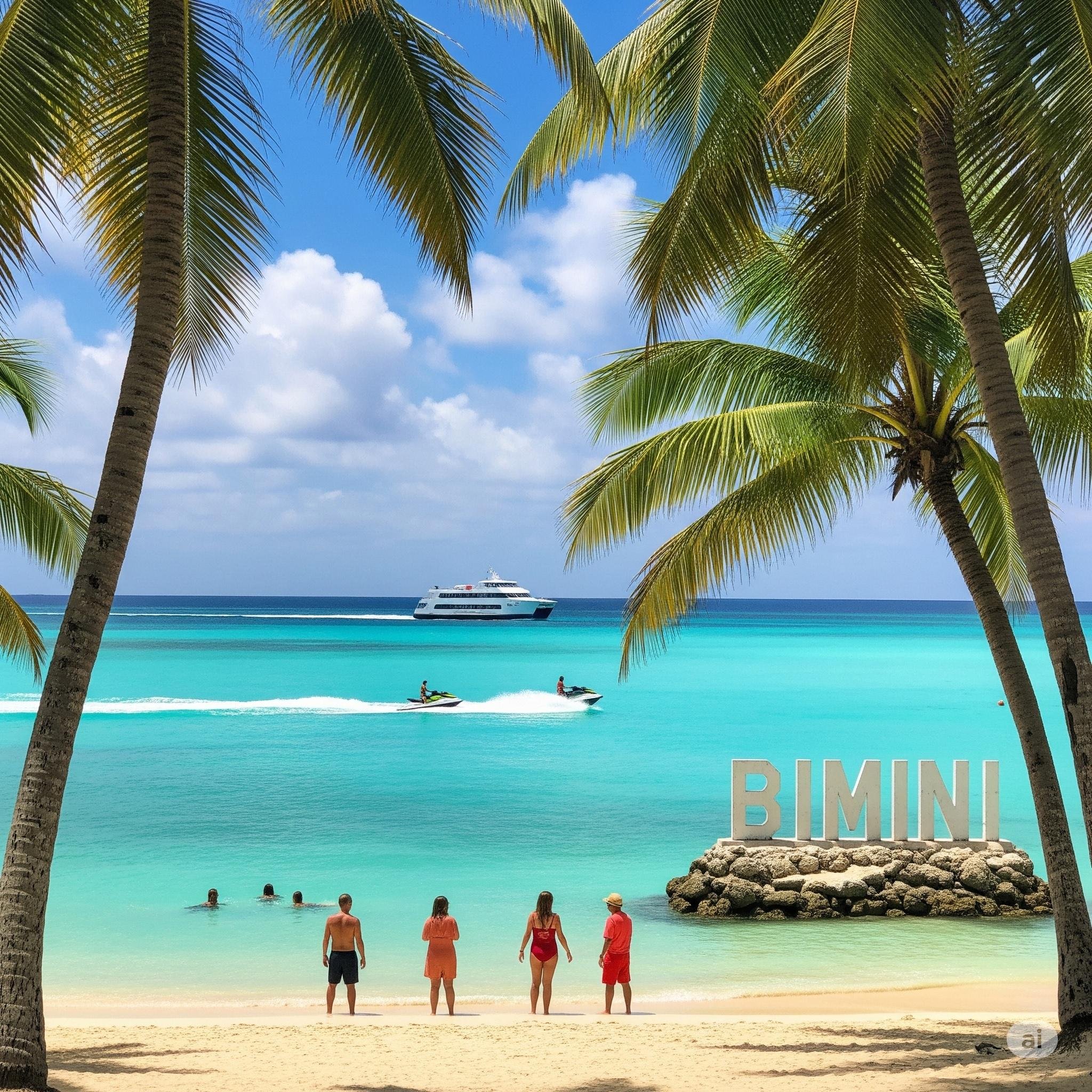 Bahamas Day Trip: Bimini or Grand Bahama Ferry from Miami