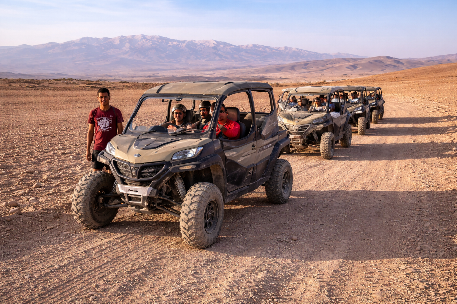 Agafay Desert 4-Seater Buggy Adventure with Optional Pool & Lunch