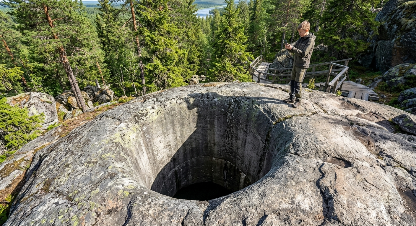 Rovaniemi: Devil's Potholes Private Guided Tour